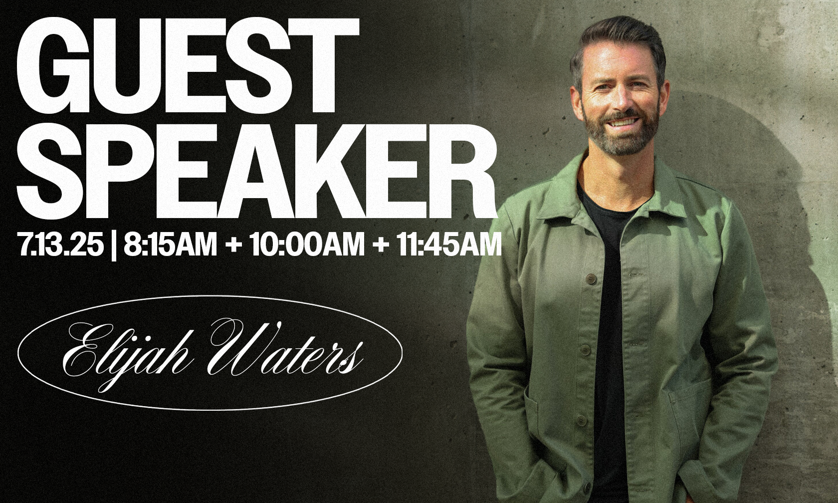 Guest Speaker - Elijah Waters