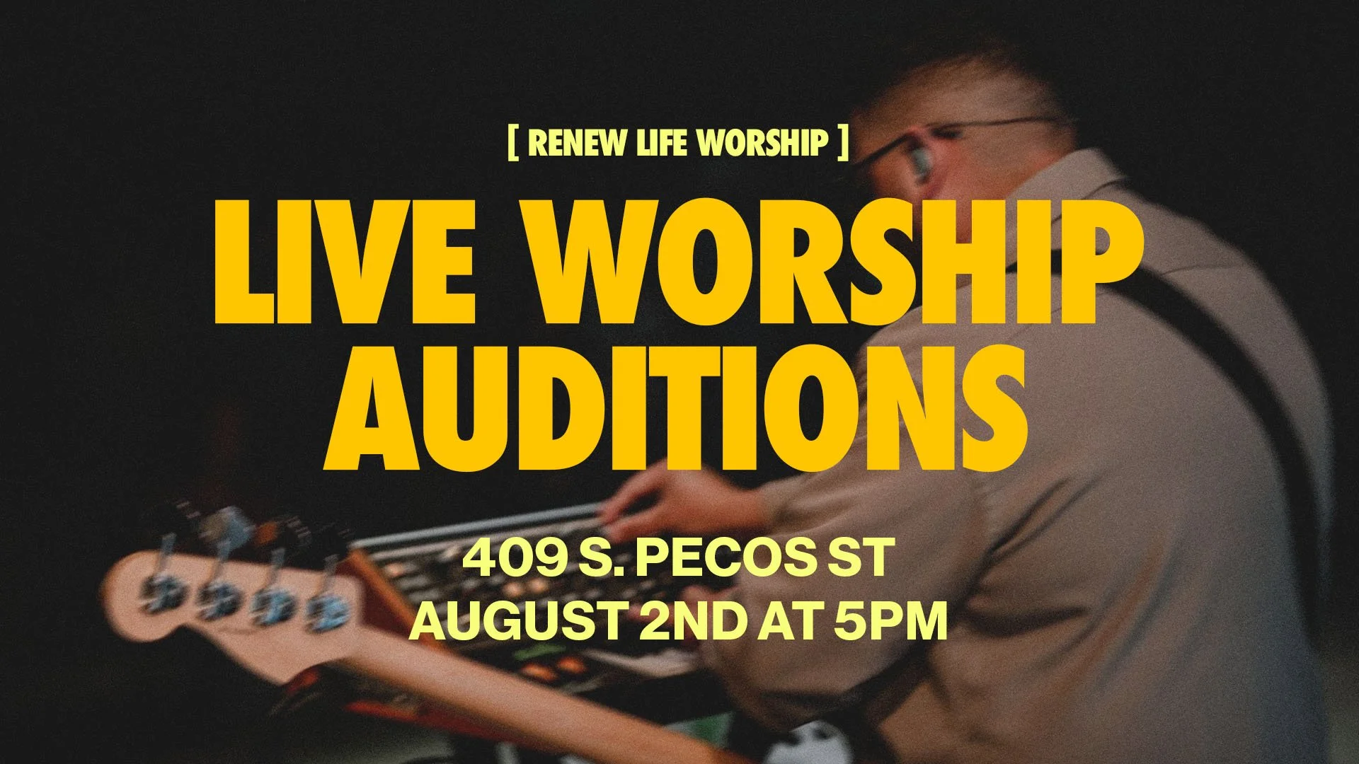 Live Worship Auditions