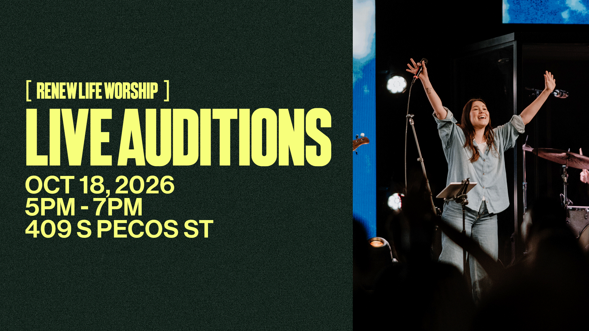 Live Worship Auditions In Midland