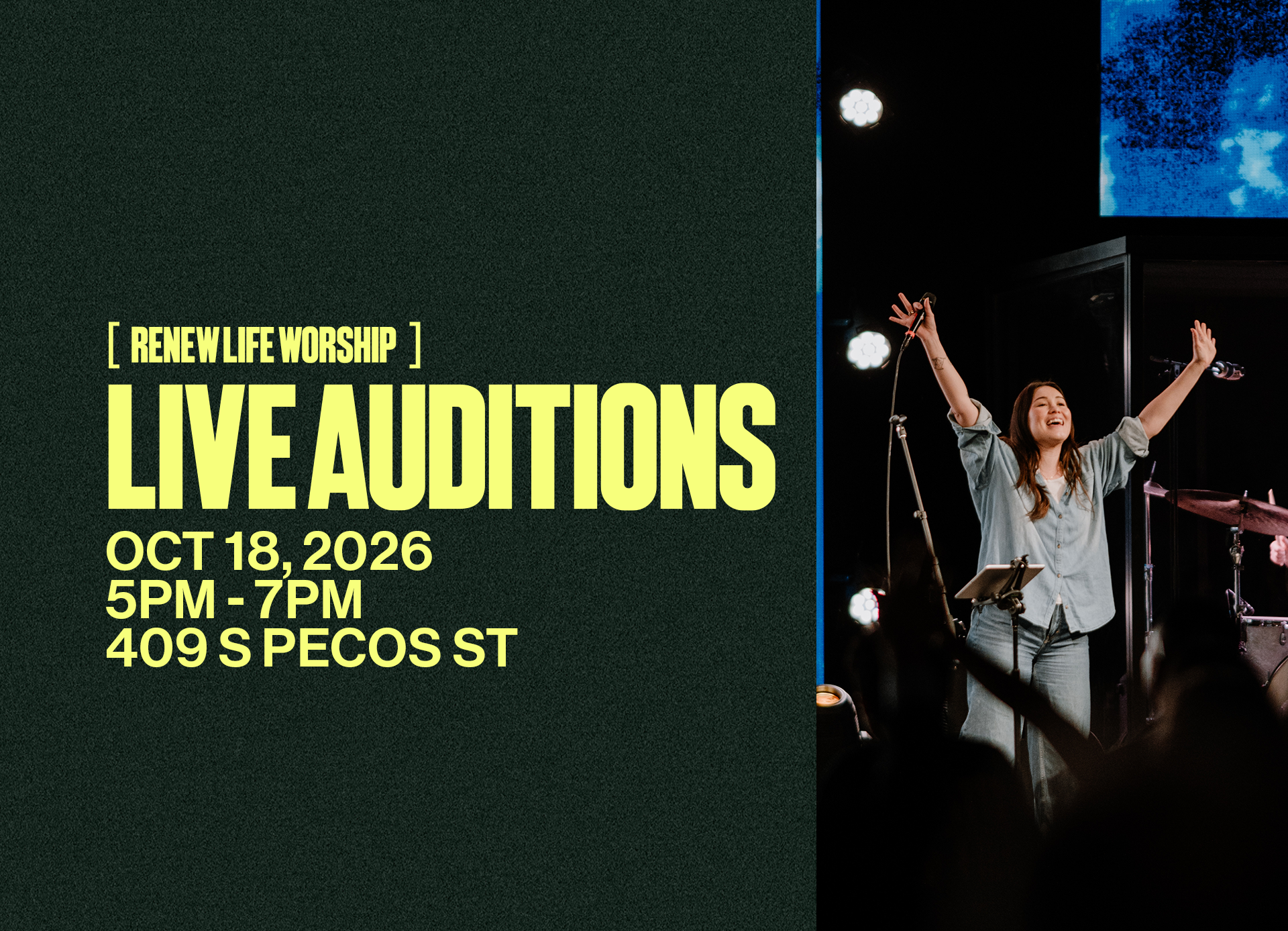 Live Worship Auditions In Midland