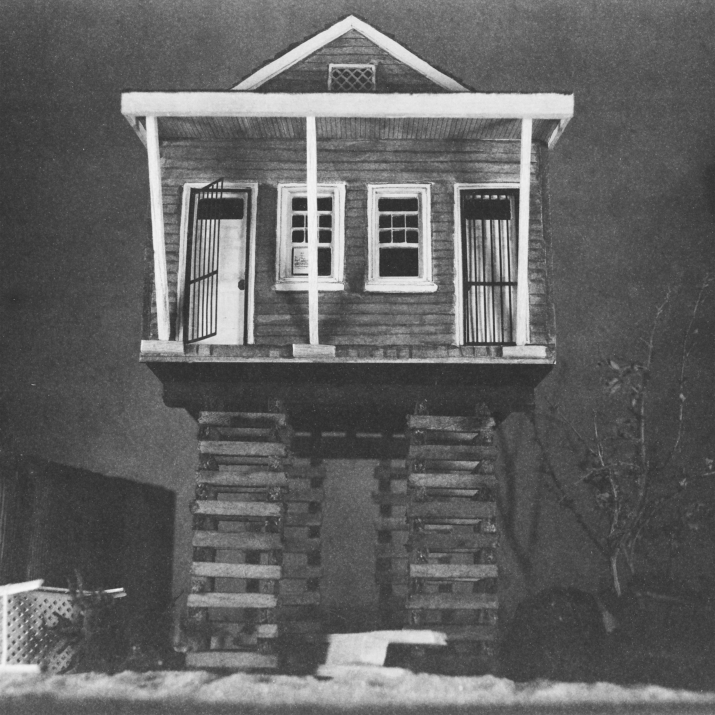 Lifted House - 2025, 120 Film Photograph