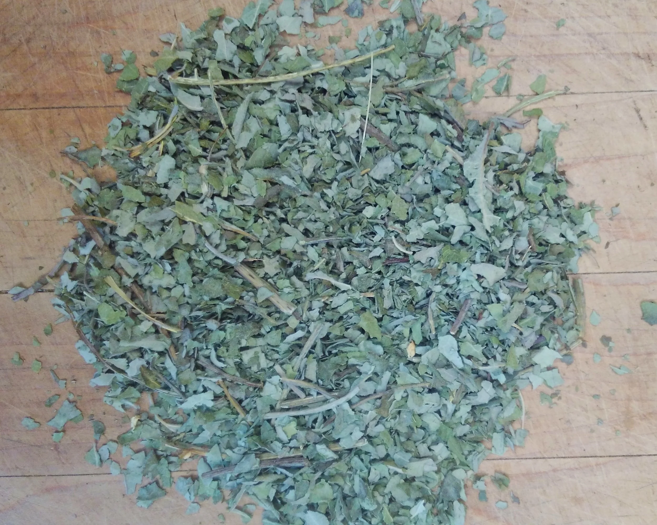 arrowleafbalsamleafdried.JPG