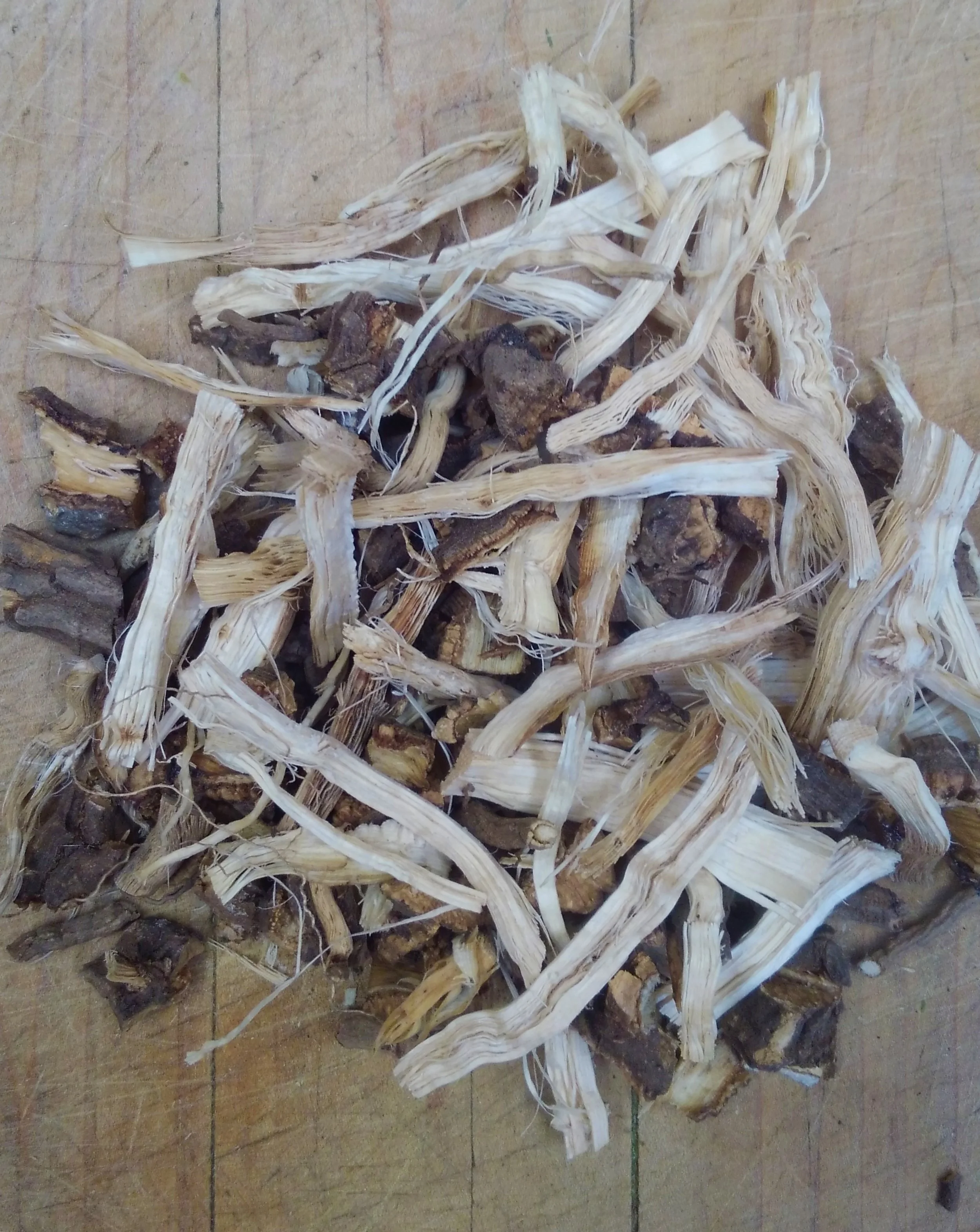 arrowleafbalsamrootdried.JPG