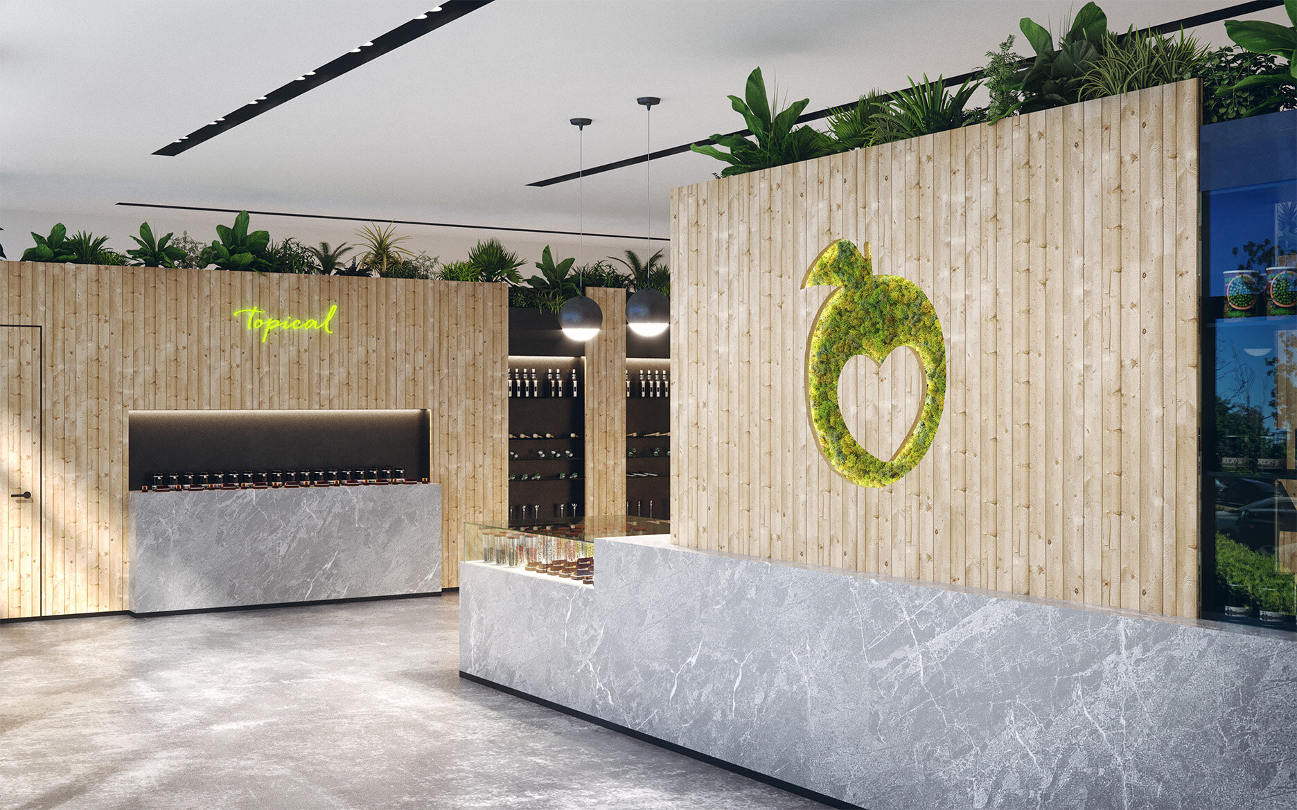 Dispensary Concept  <p class="hide"> Commercial Interiors</p>