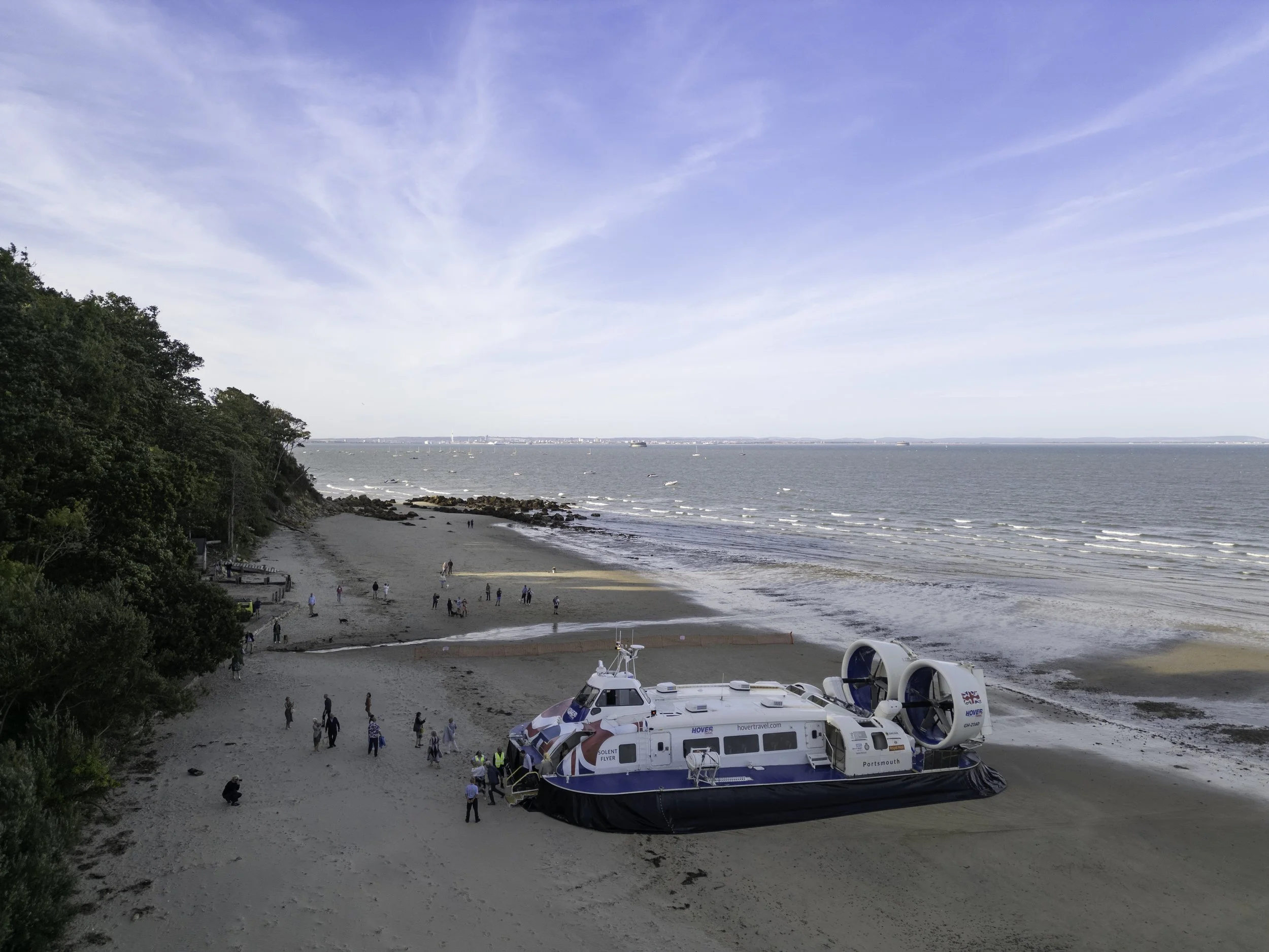 K & G When the hovercraft was the wedding transport
