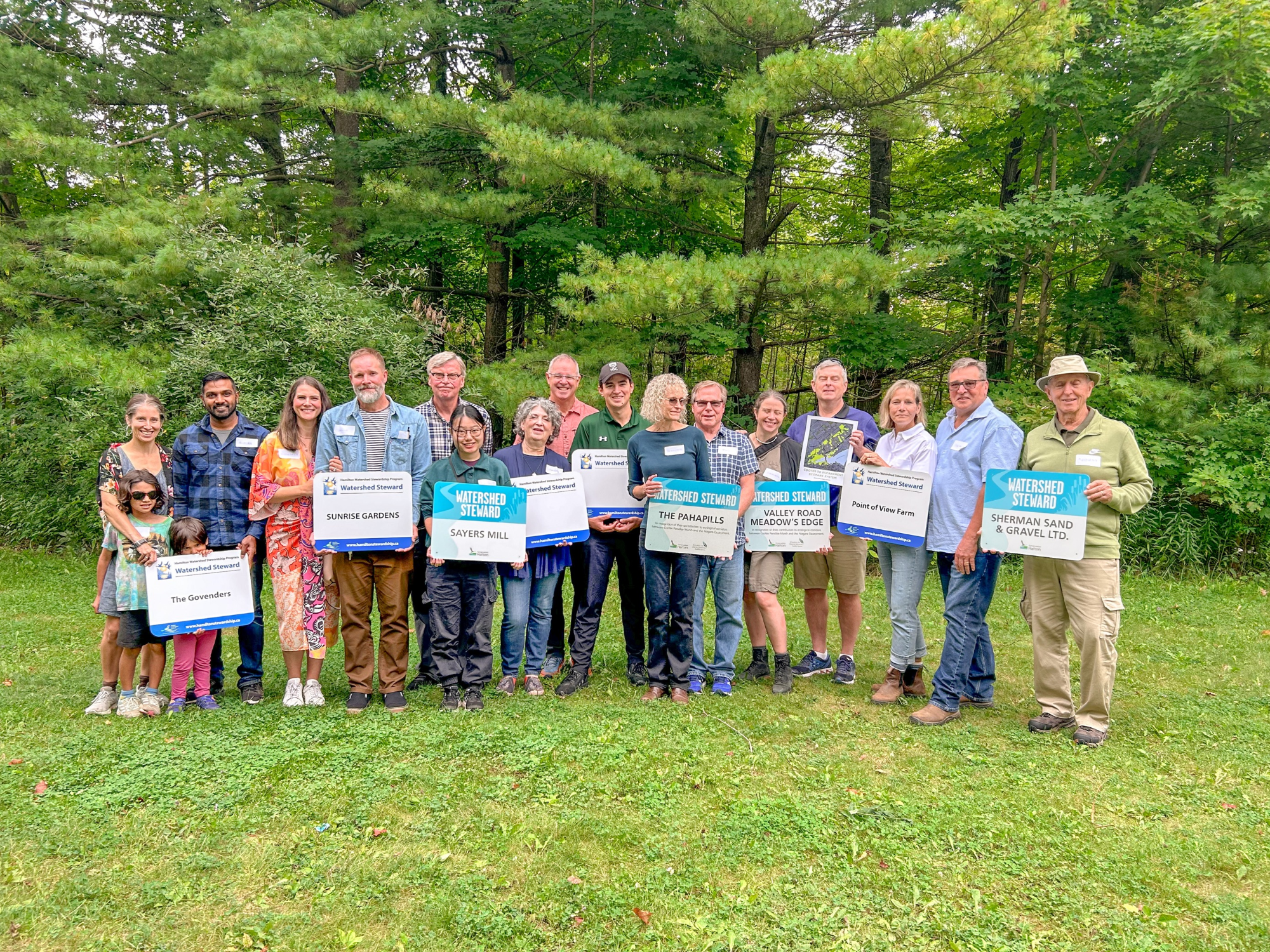 The award winners at the 2023 Watershed Stewards Appreciation Day.