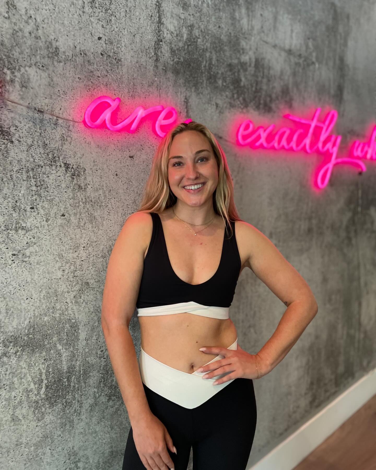 Hi LG Xcrew! Meet @megan.johnson1 , who is starting her instructor journey with her first community classes tomorrow, May 16! A natural on the mic, Megan has been working with Stephanie several times a week over the last couple of months and is ready