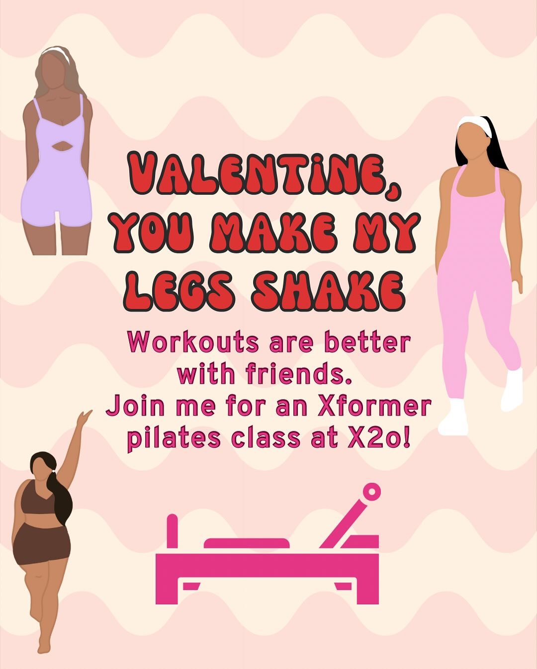 Happy Valentine&rsquo;s Day XCREW!
Here&rsquo;s a treat for someone you love. 
1.) Share this post with someone who has never taken an X2o class
2.) Have them create an account and enter &ldquo;VALENTINE&rdquo; at checkout for a single class purchase