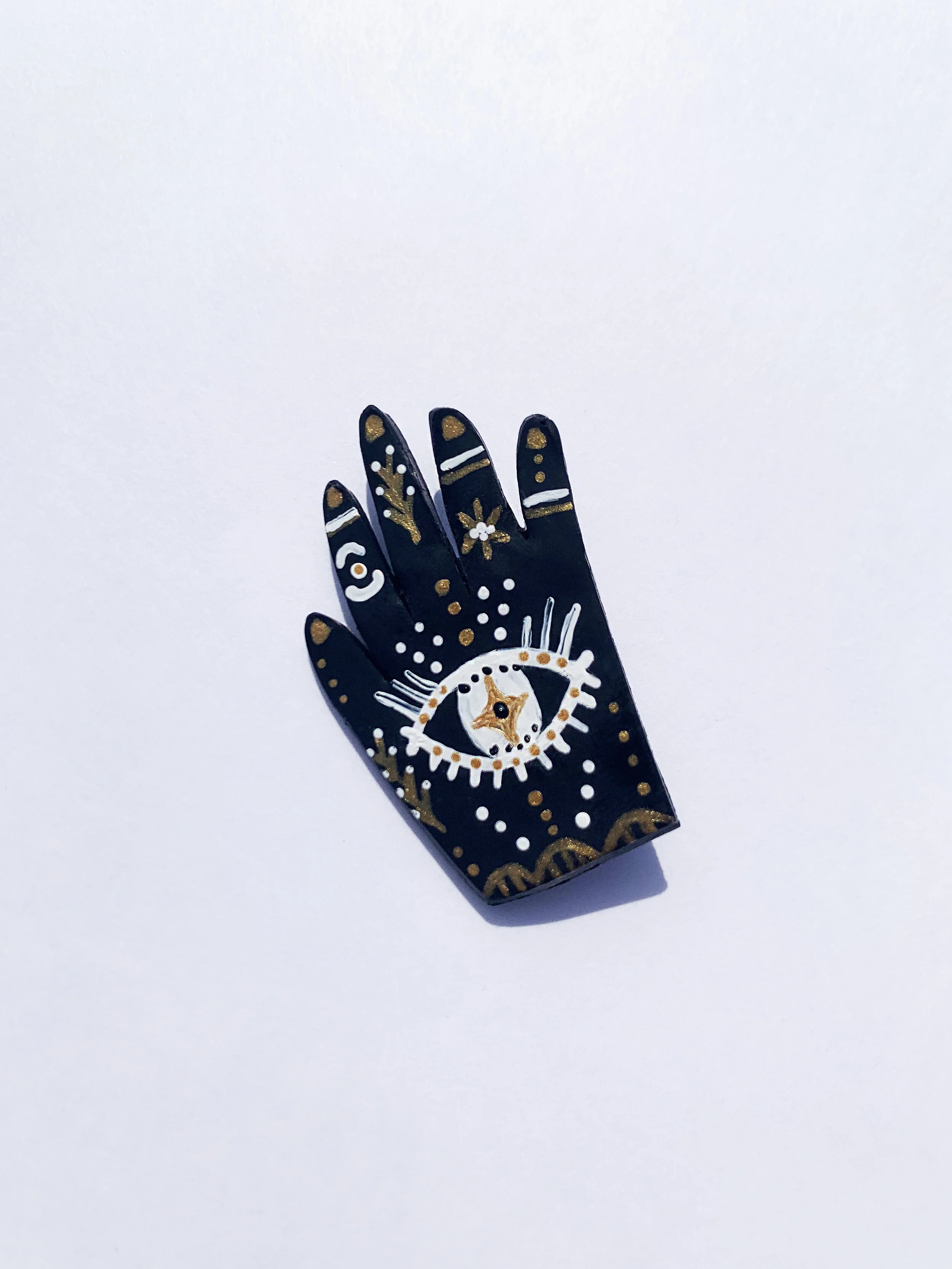 Evil Eye Hand Pin