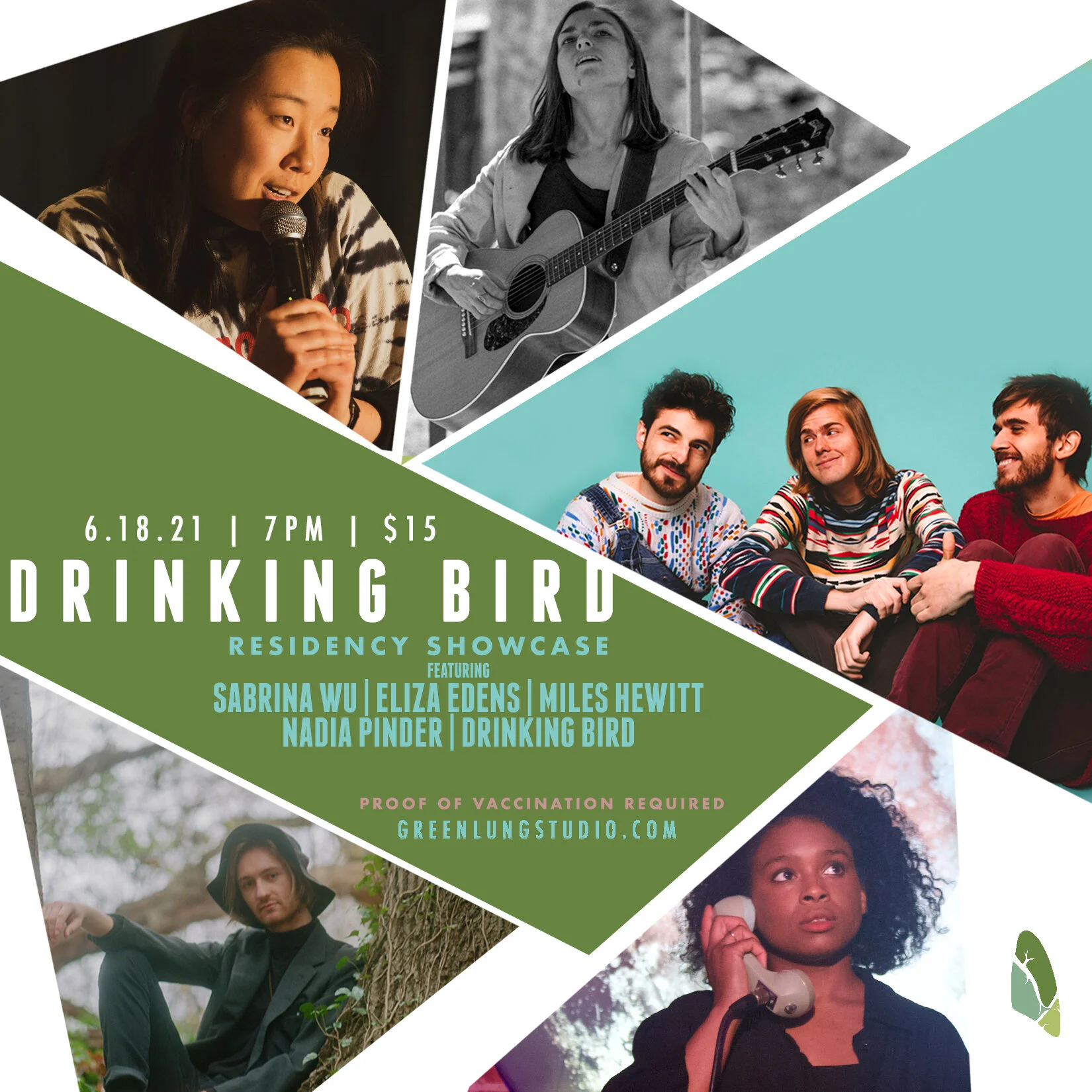 Drinking Bird Residency: June 18 (Sabrina Wu, Eliza Edens, Miles Hewitt, Nadia Pinder)