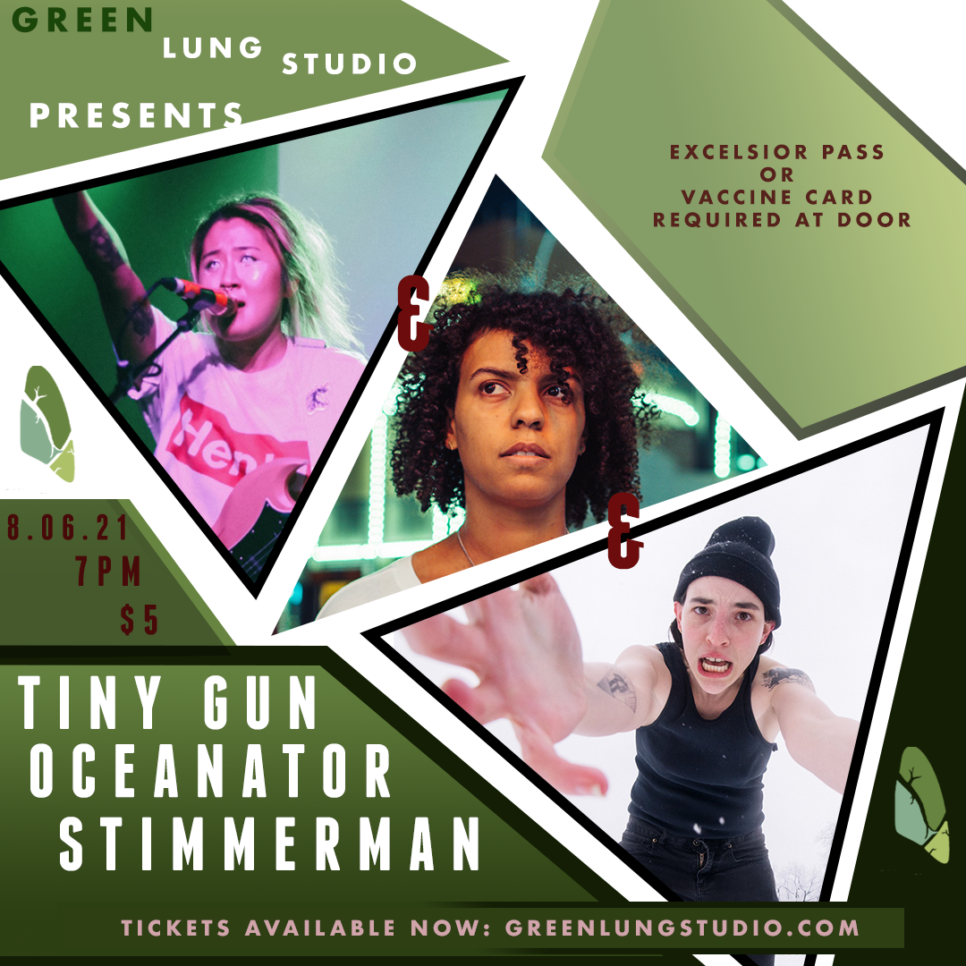 Tiny Gun | Oceanator | Stimmerman | 8.6 | 7PM