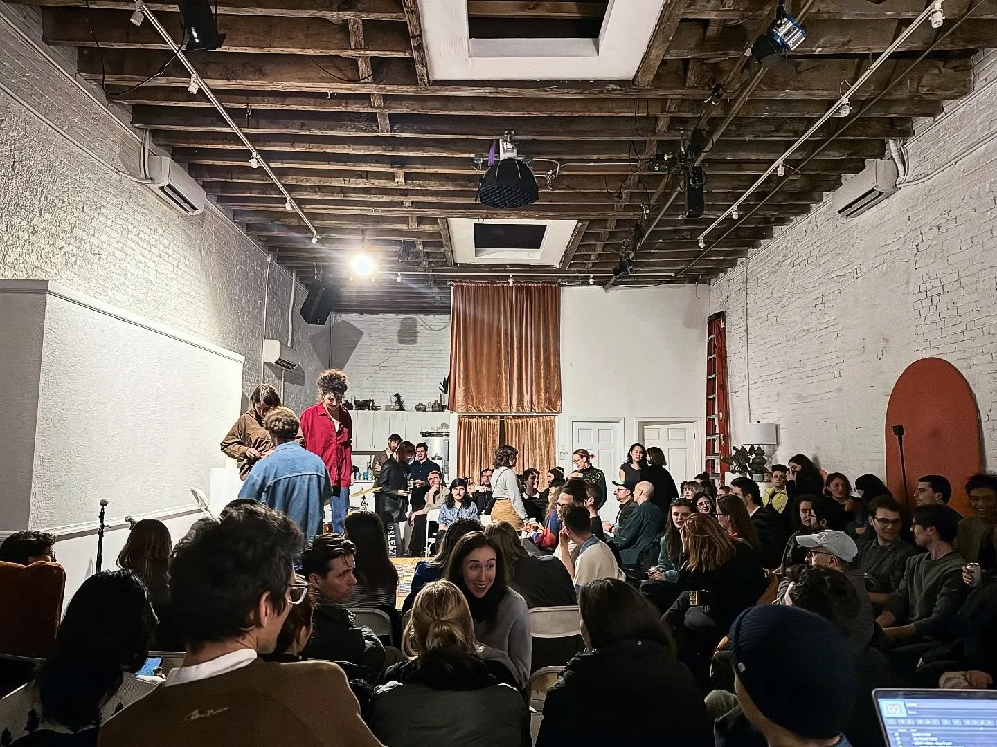 Tonight! TWO GIRLS at @cherrylanetheatre 

Last November @thegoatexchange and @eliyasmith performed a sold out performance of this work 💥 Go see the show!

📸: second photo by @stepan_liubimov