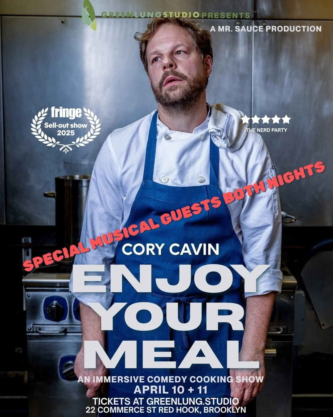 Cory Cavin&rsquo;s Enjoy Your Meal this Friday and Saturday is excited to feature special musical guests!  Chris Q. Murphy &amp; the Automat joins us APRIL 10th and Nadia Quinn on April 11th! Tickets available at the link in the bio now.