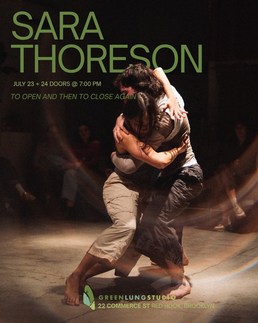 DOUBLES: Sara Thoreson
July 23 + 24
Doors @ 7:00 PM

Come see Sara&rsquo;s piece alongside work by Syd Thiebaut @suhdonym this July

Tickets at link in bio 💚