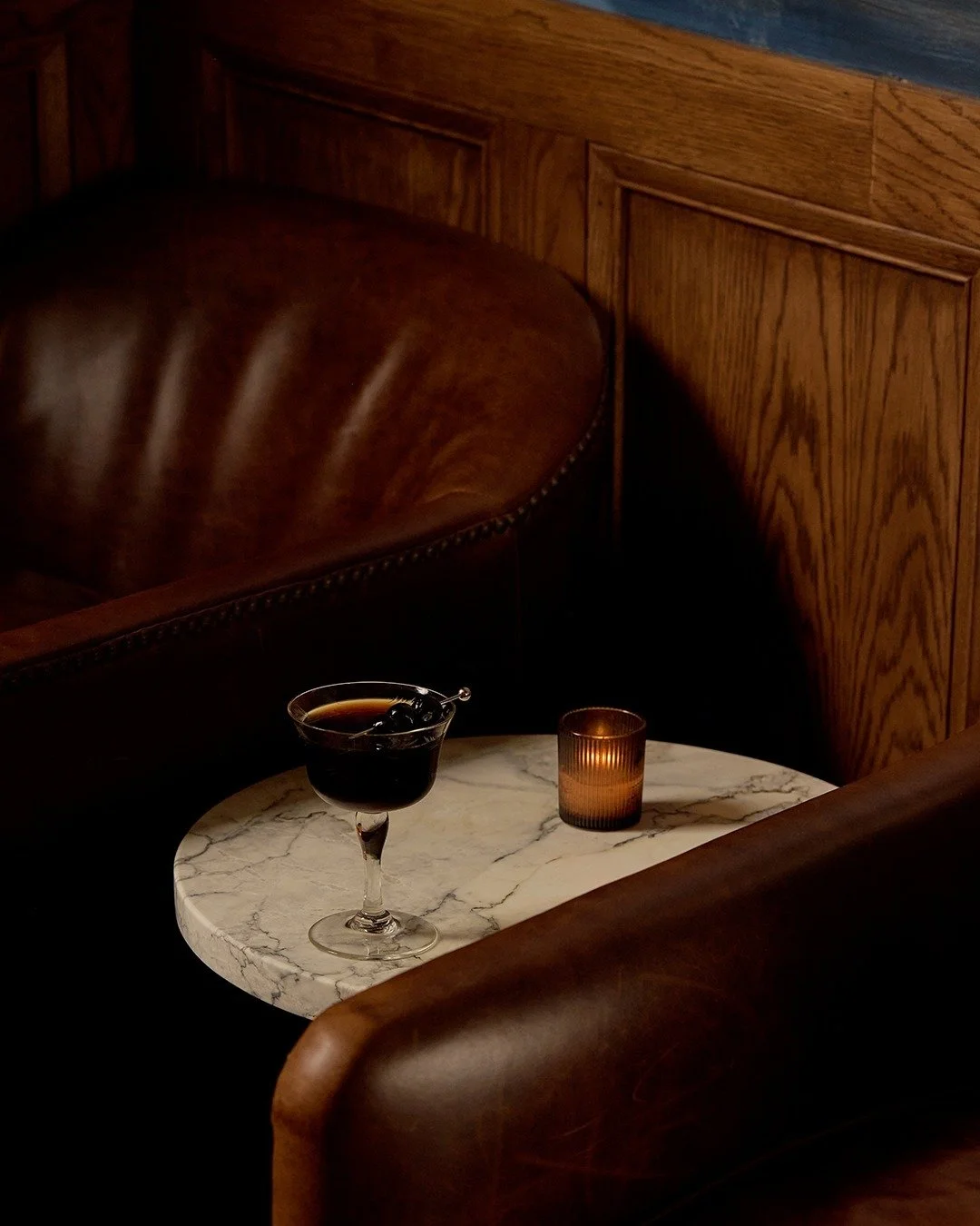 Watch That Man, a clever blend of Japanese whisky, umeshu, oloroso sherry, and Cap Corse. Watch it vanish. #AladdinSane