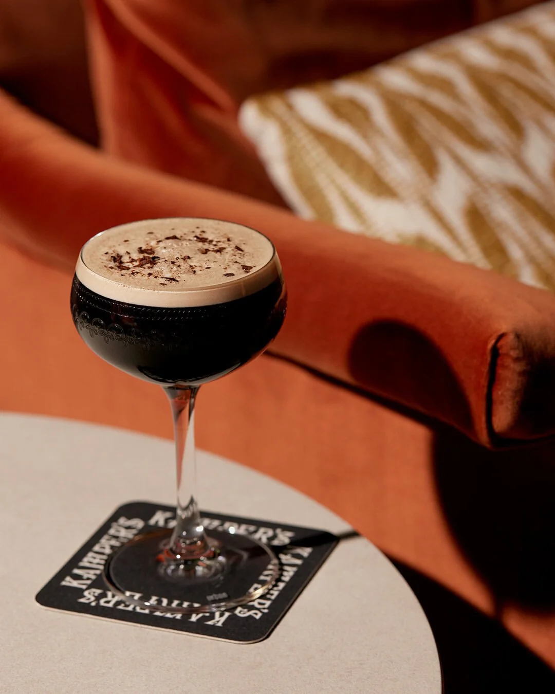 Stay ahead of the pack 🏁 ESPRESSO MARTINI (ON DRAFT): ketel one, licor 43, oloroso sherry, espresso. Doors open til late! #KAMPERS