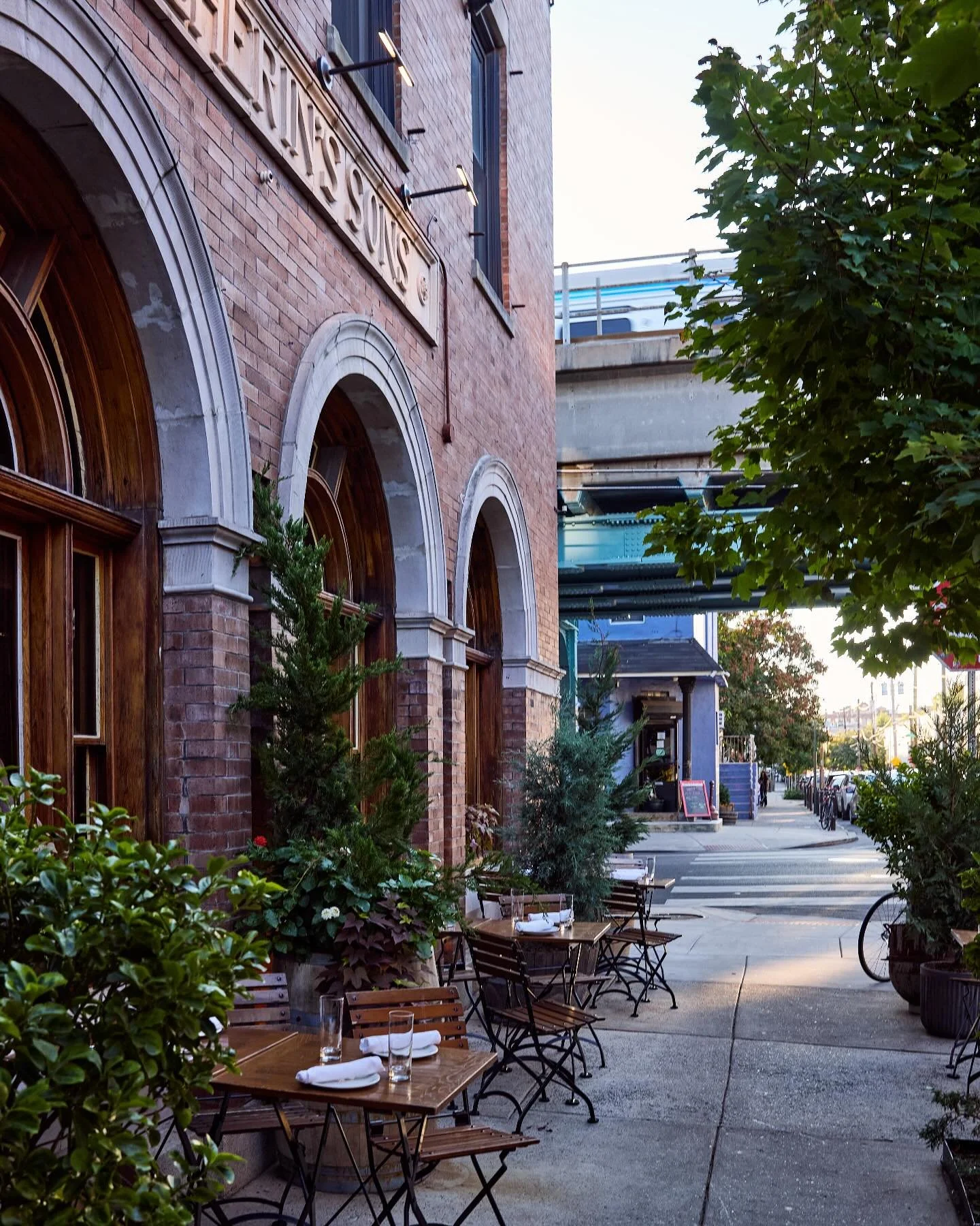MEET ME UNDER THE EL.

Walk-ins always welcome. Open at 5.