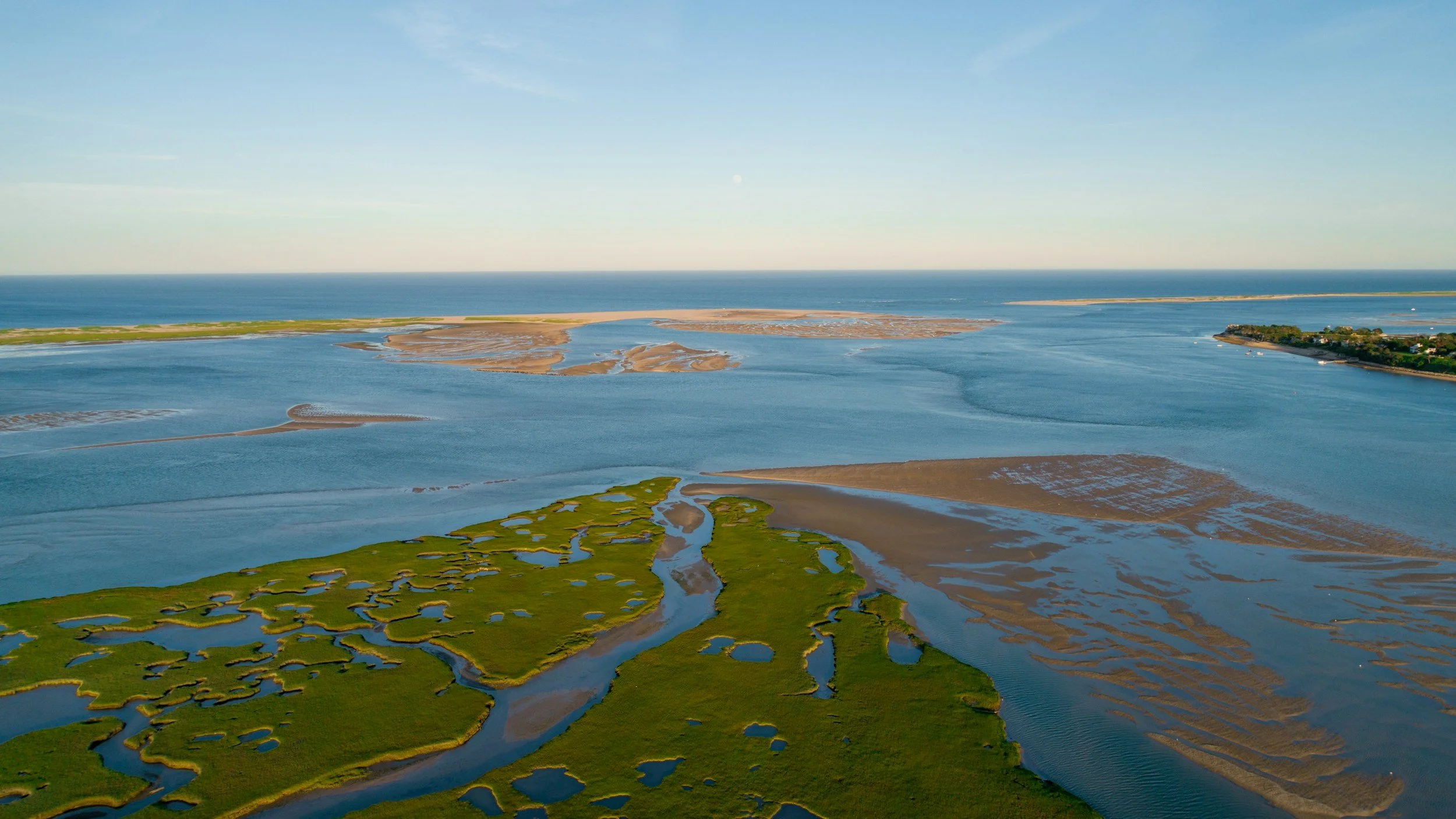 Sandbars along the Chatham coast.