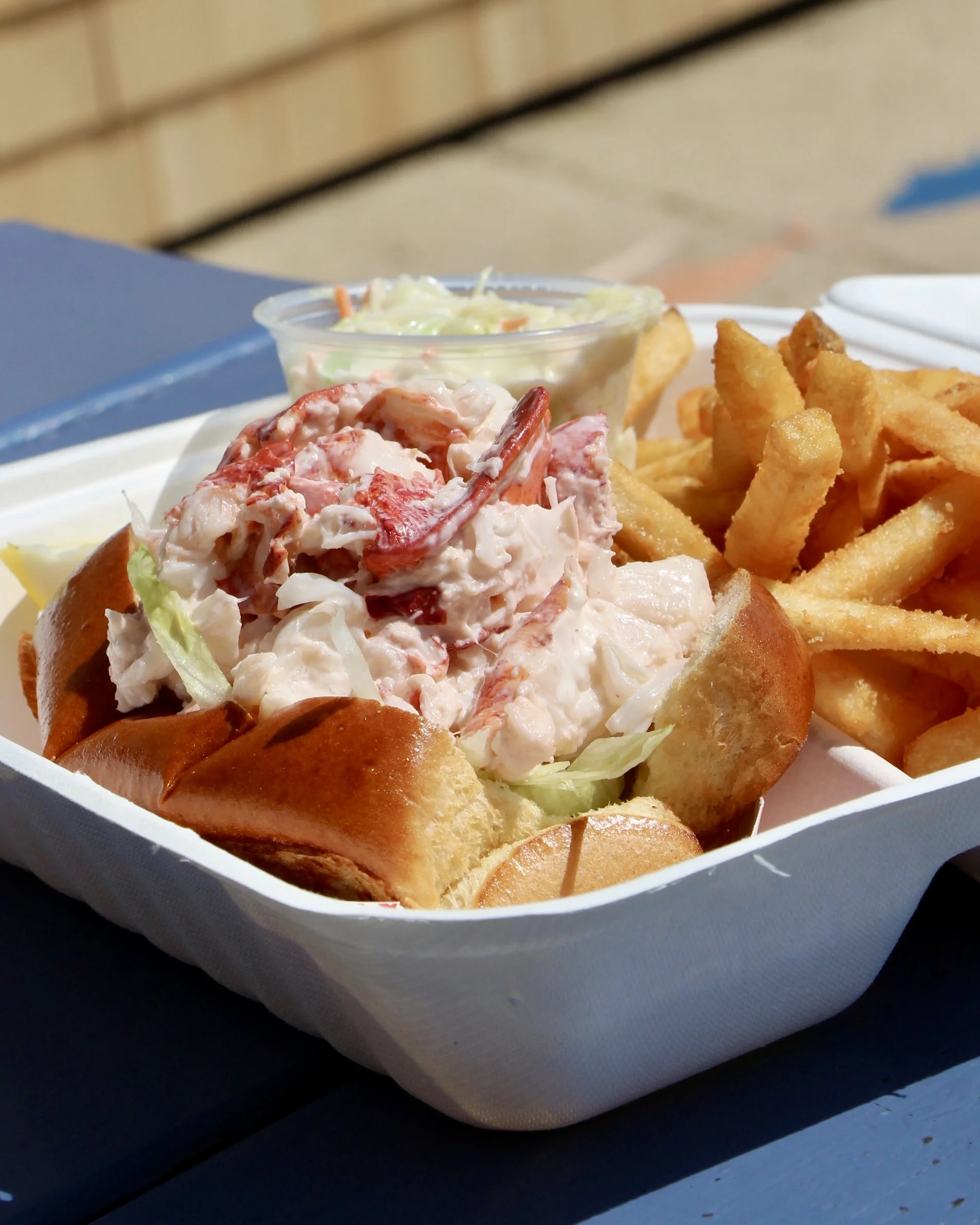 Lobster rolls from the Chatham Pier Fish Market uses only the best possible ingredients.