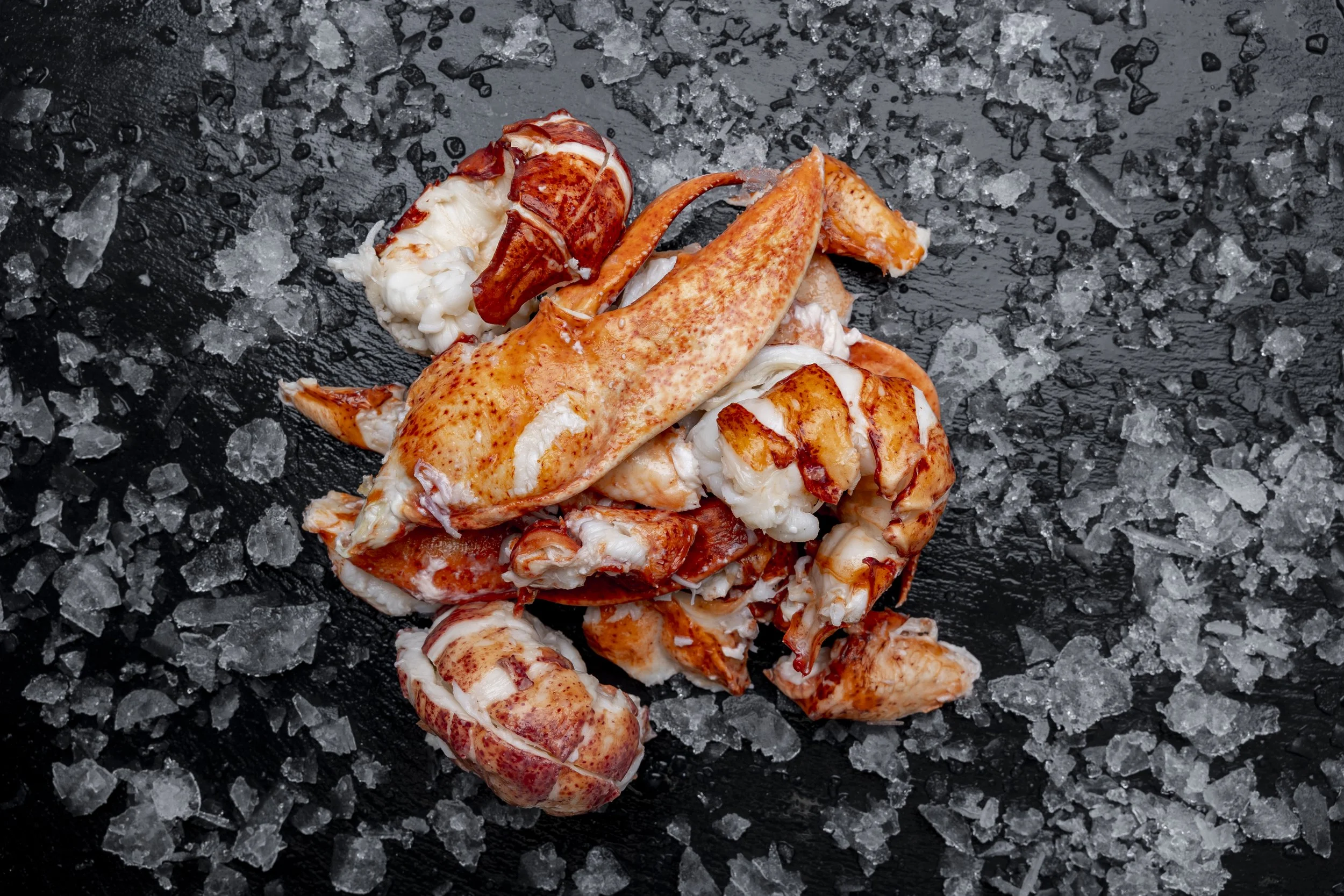 Cooked lobster meet ready to be enjoyed