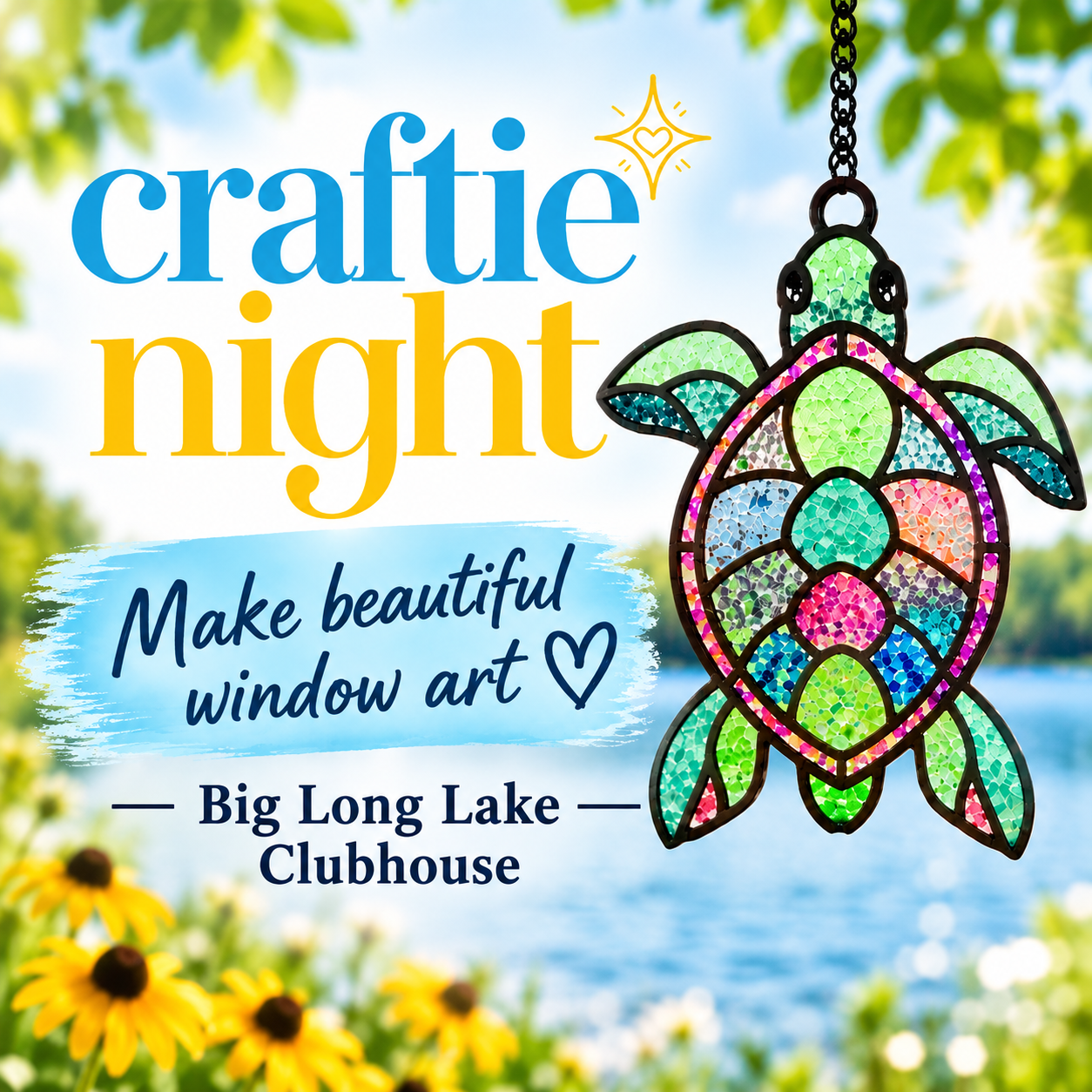Craftie Night with Art Bend - Sun Catchers