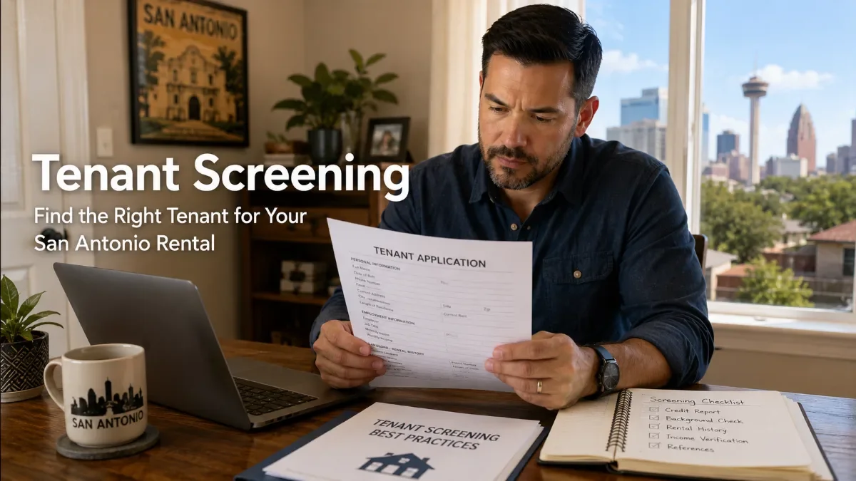 How to Screen Tenants in San Antonio: A Landlord's Step-by-Step Guide (2026)