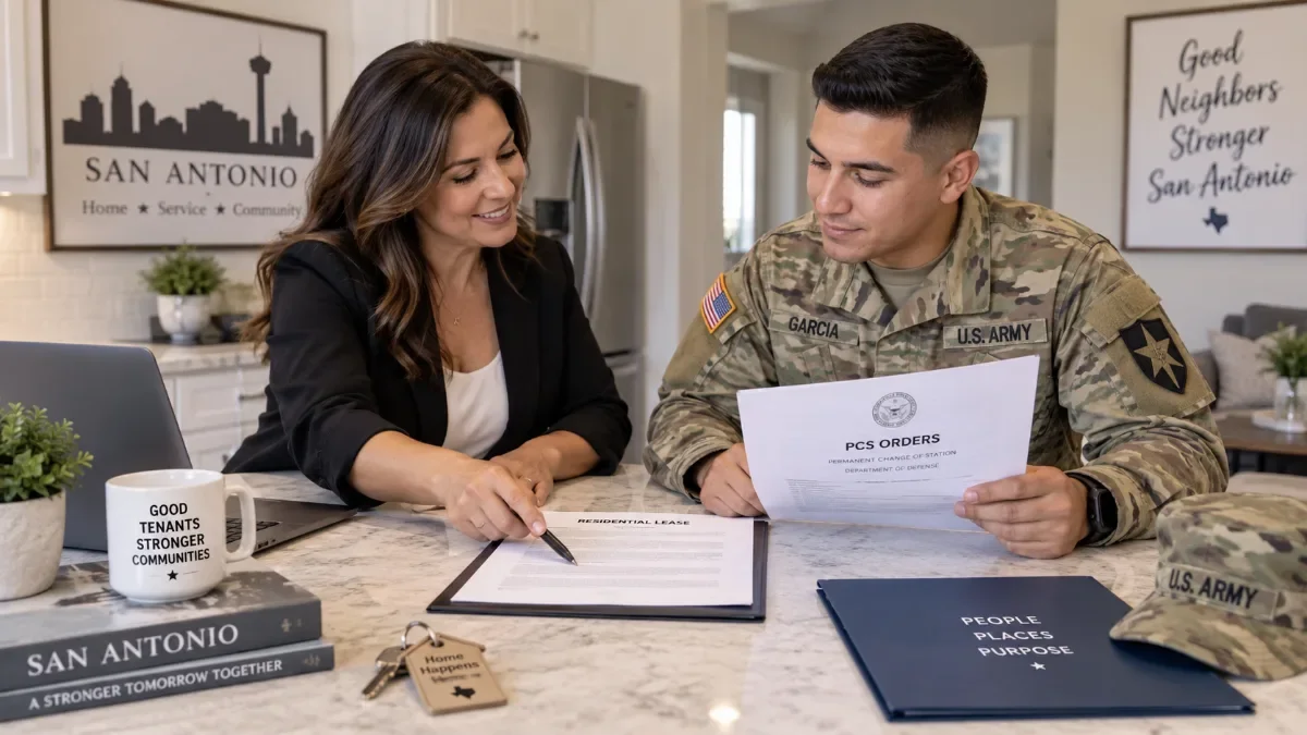 Renting to Military Tenants in San Antonio: A Landlord's Guide to JBSA PCS Cycles, BAH &amp; the Military Clause