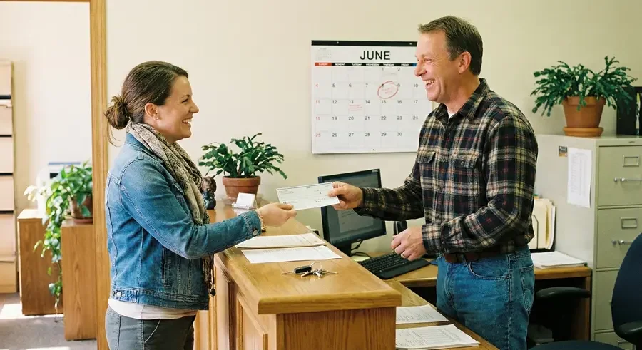 tenant paying rent on time