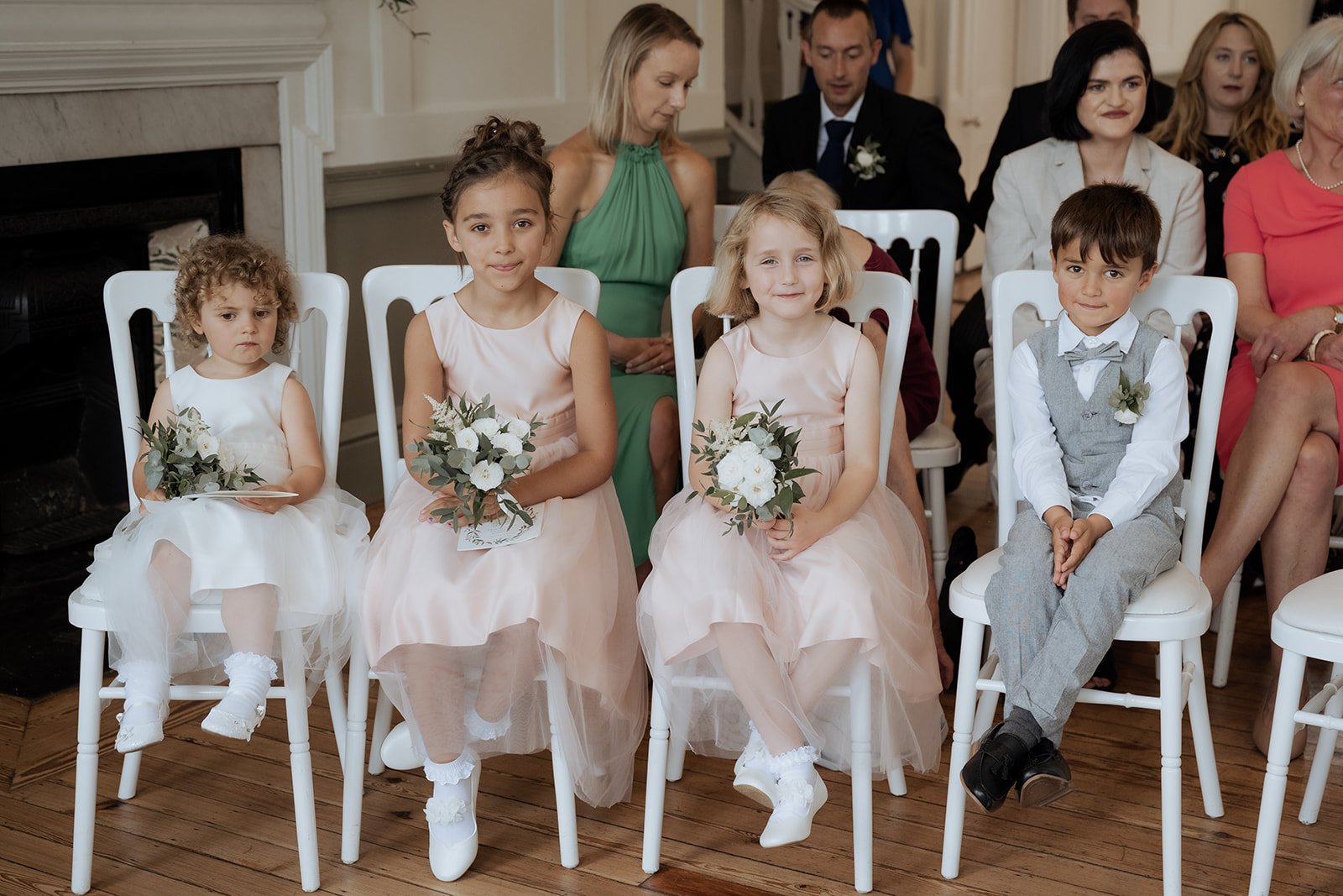 children at ceremony.Winchester House, London. Images by Wildheart Photographer, London Wedding Photographer