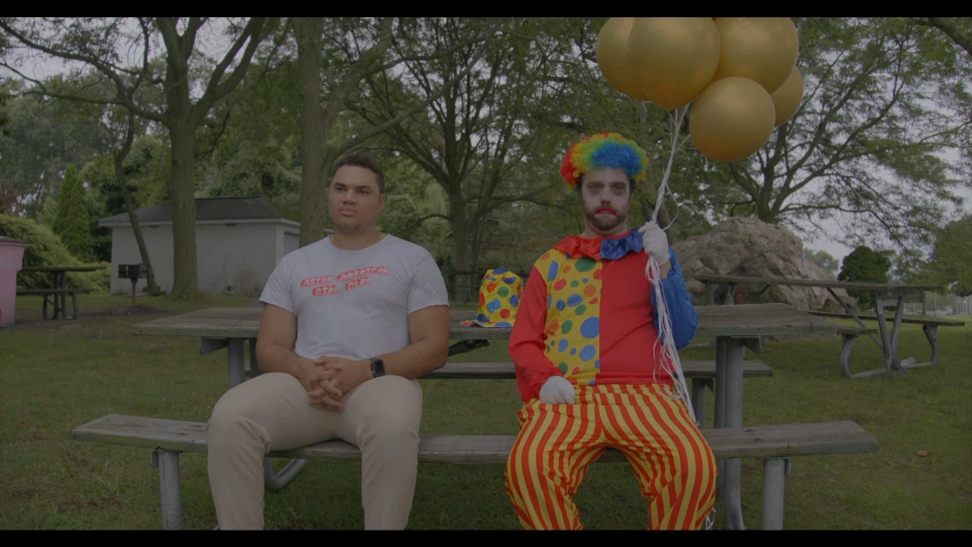 Lawrence & Clown.JPG