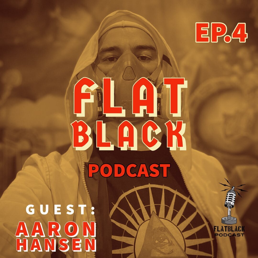 After a long break, we have decided to bring back our @flatblack_podcast 
  We return with one of our favorite local artist @arnhnzn 
  Stay tuned for this and many more episodes to come where we sit down with our favorite artist and talk graff, art,