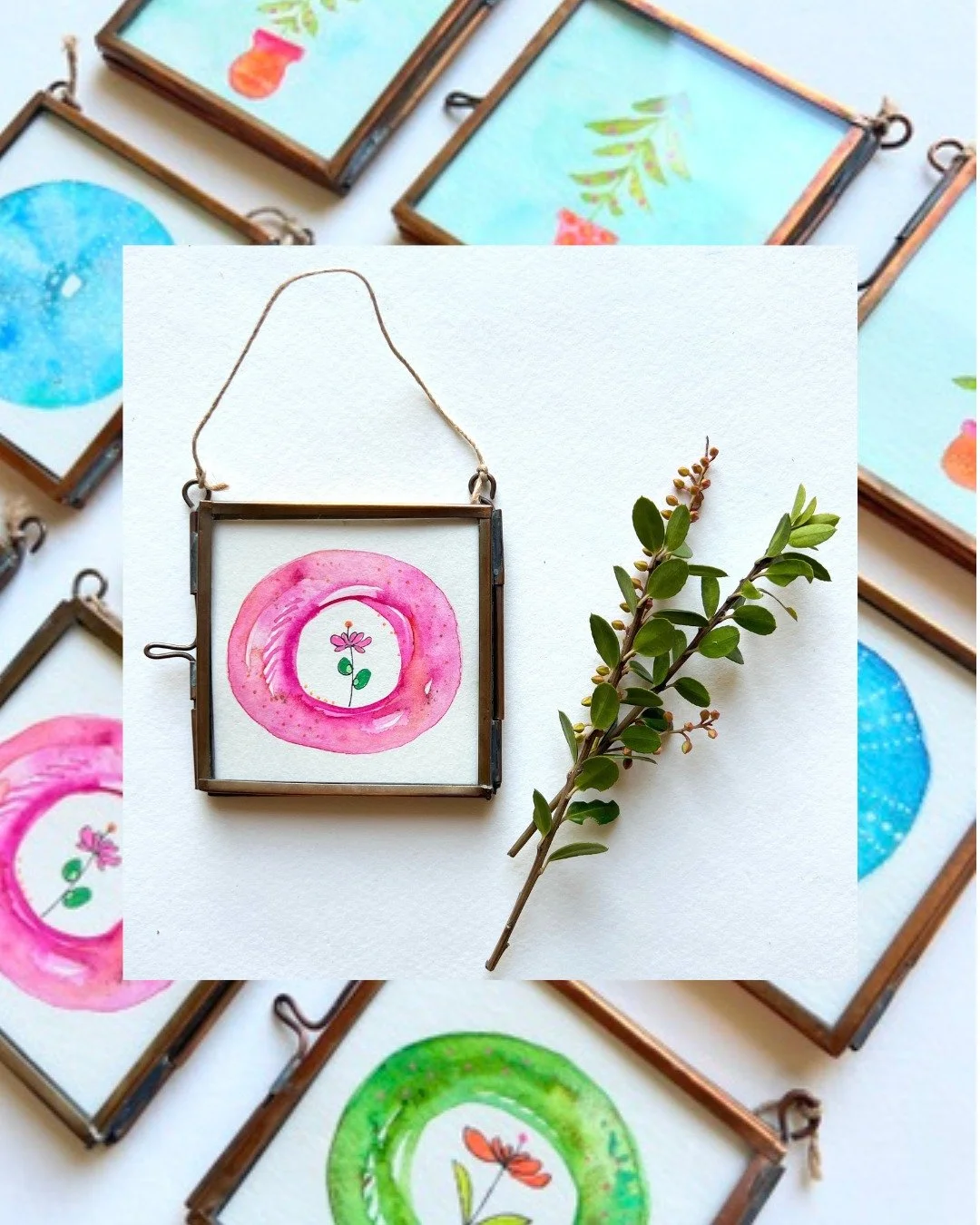 ✨ GATHERED TREASURES is LIVE! ✨

A new collection of tiny paintings inspired by the small beauties I&rsquo;ve gathered throughout the year&mdash;those little moments that ask you to pause, soften, and smile.

🎄 twinkling Christmas trees
🌸 tender si