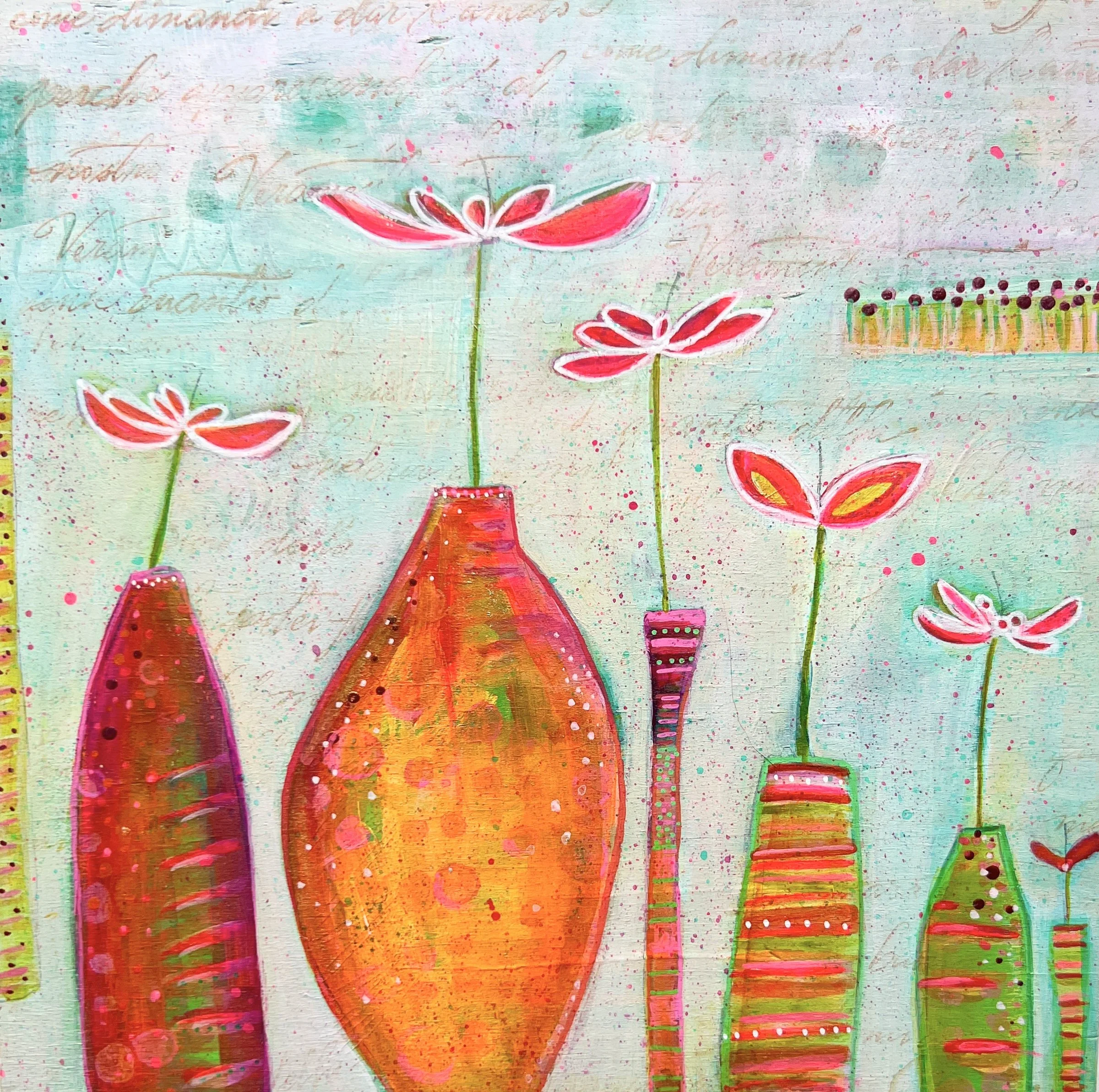 Original Floral Painting – Laura Gaffke Studio