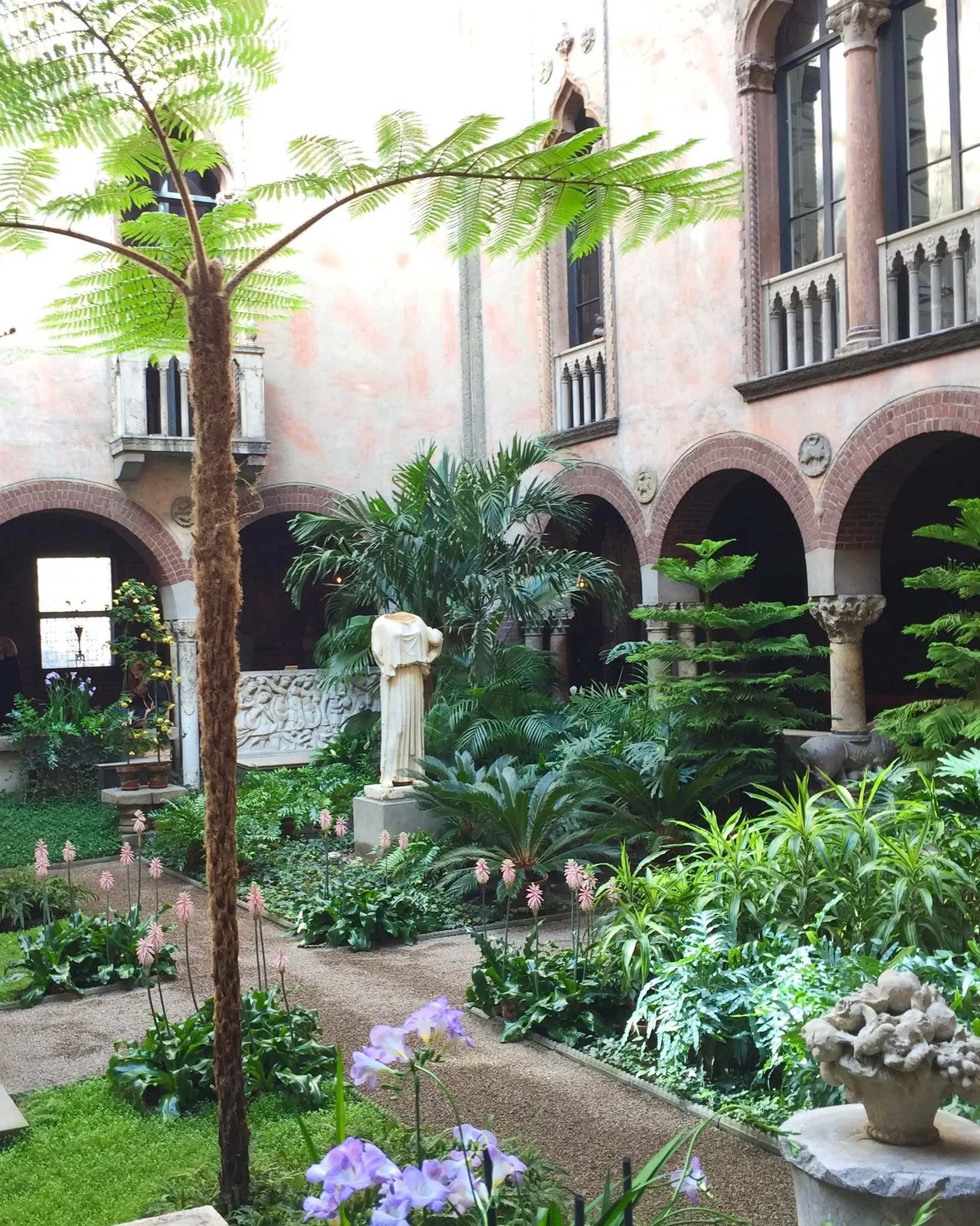 After this week's snowstorm, I've been craving a little green and quiet inspiration. 

A few years ago, I wandered the Isabella Stewart Gardner Museum on an artist date with a friend. The soft light, courtyard gardens, and gentle pauses stayed with m