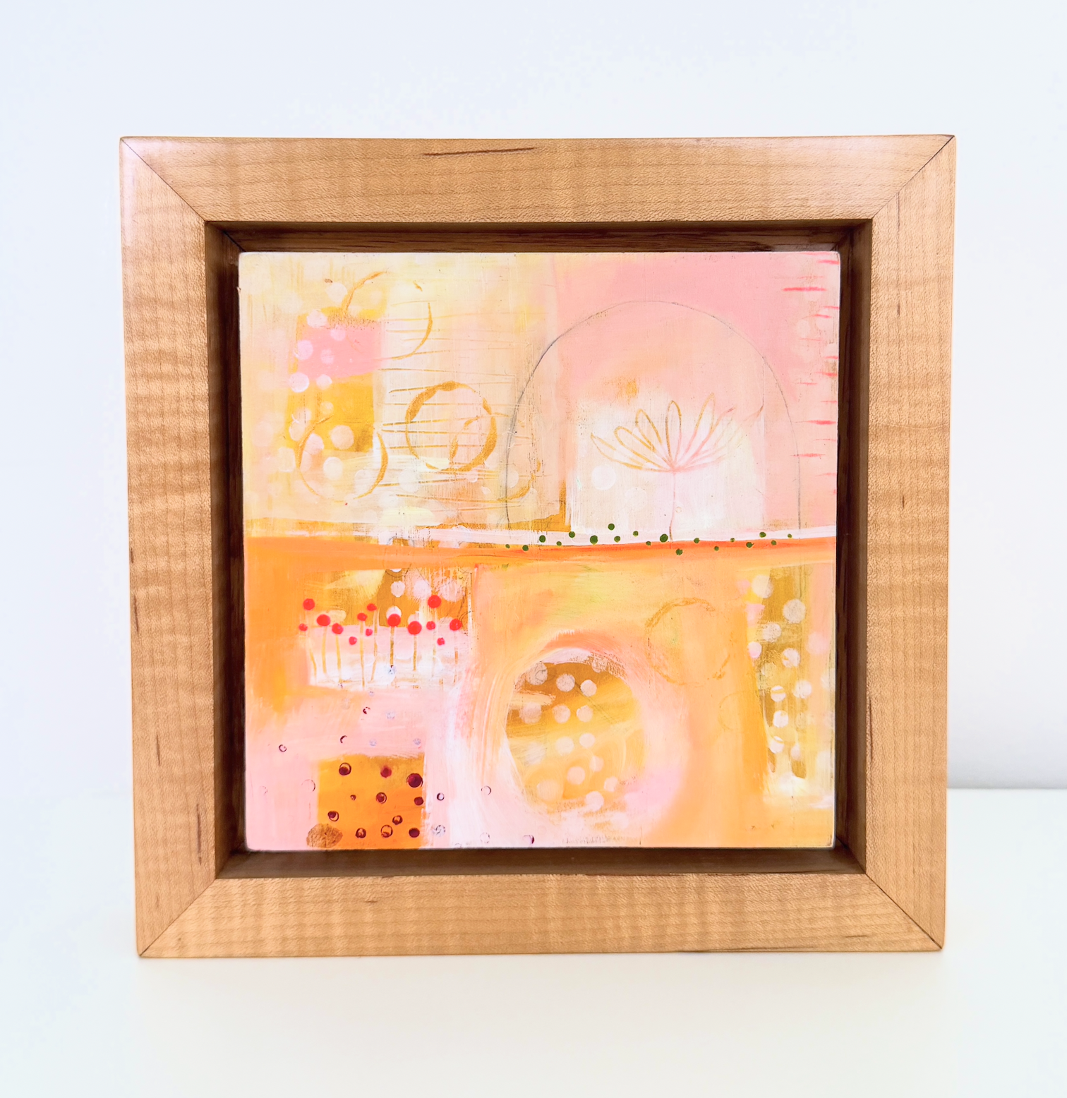 Blissful Daydream, framed acrylic painting