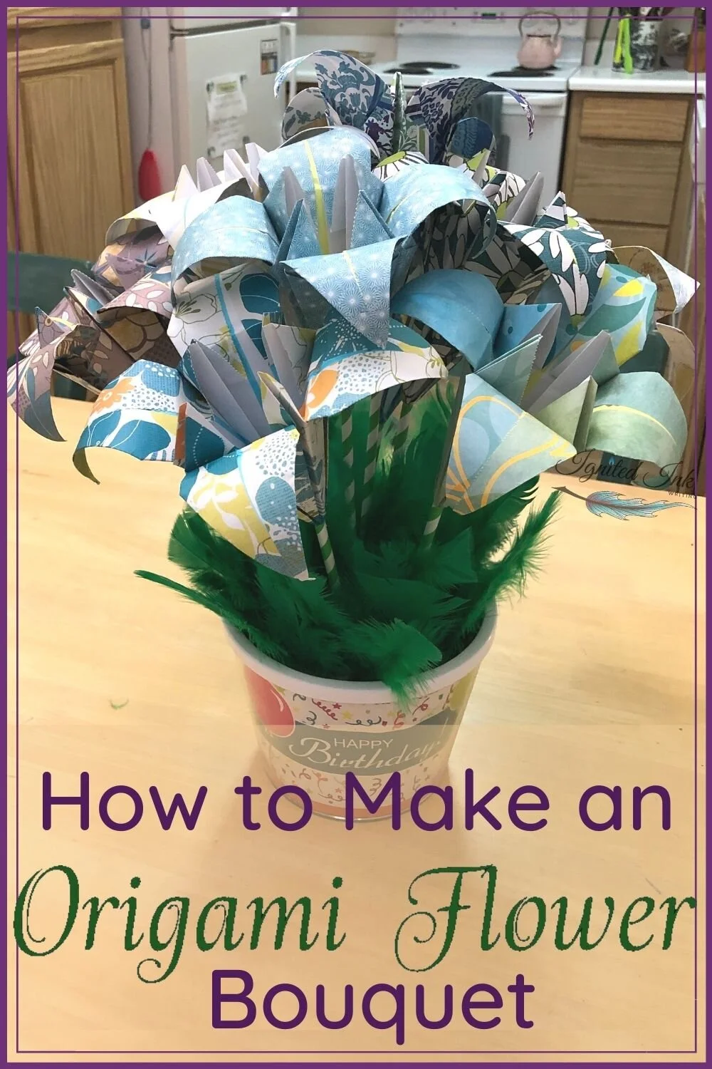 Folding Smiles: How to Make an Origami Flower Bouquet