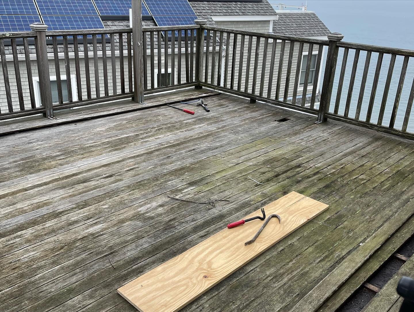 2022 Year of Deck Replacing continues&hellip;before and after.