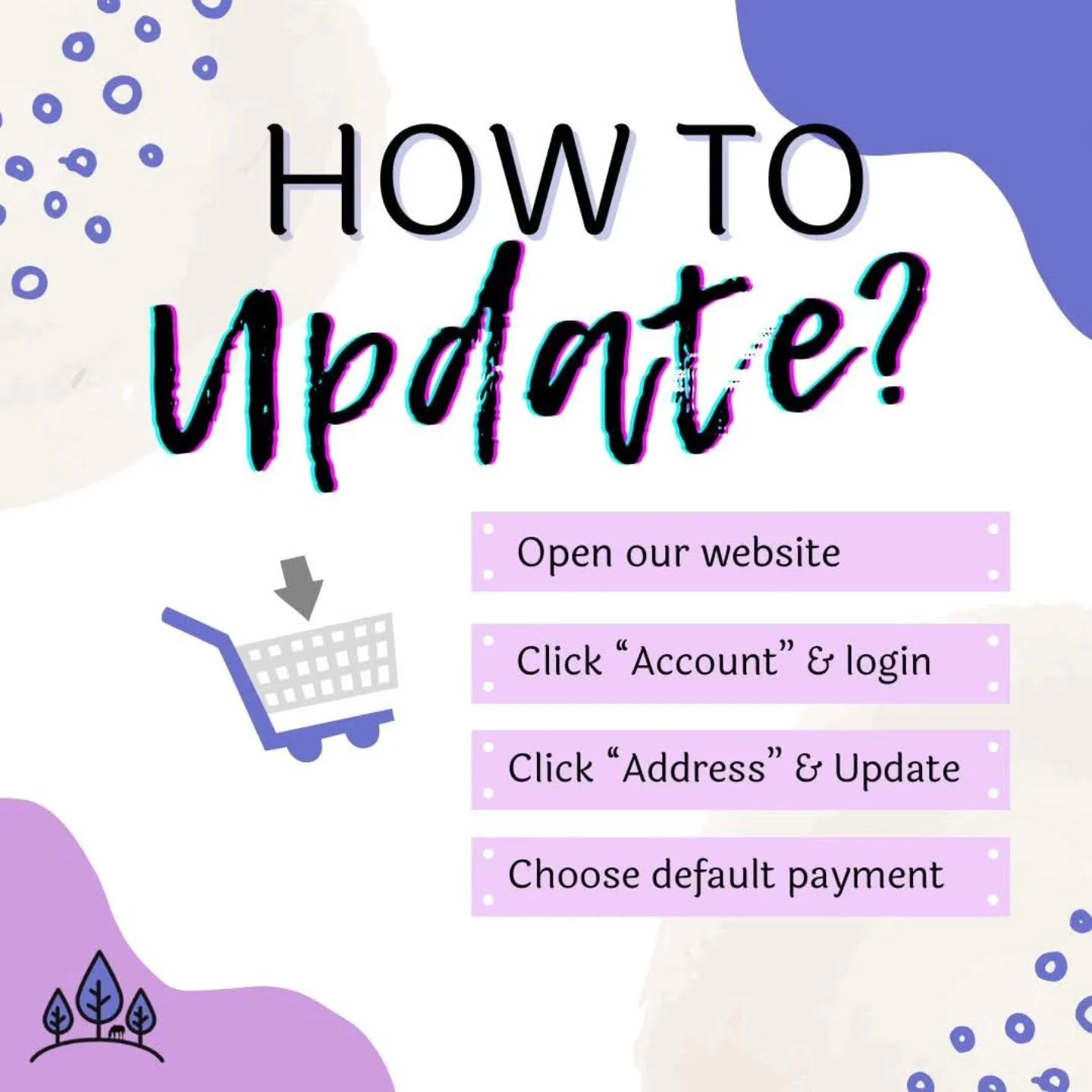 It's your bi-annual reminder to check your account details (especially if you have an auto-ship subscription!) 😊

How to do that?

-Login to our website (turtlemountainflax.com)
-Click &quot;Account&quot; to login using your username and password. I