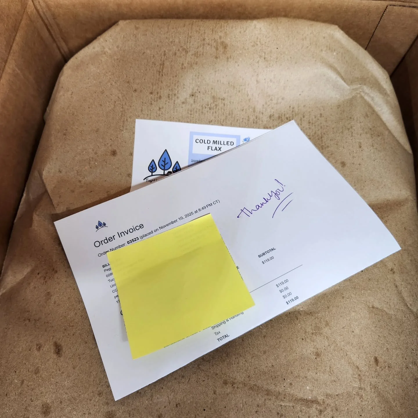 If you've ordered recently you might have noticed a newly included paper invoice. Once upon a time, we did a poll, and most of you said not to waste the paper - that they just got thrown away. 

Well, now they're back!  We're trying something new. Wi