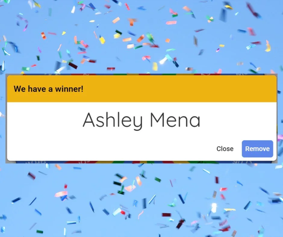 We drew a name for our 6th Anniversary Giveaway!
🥳Ashley Mena 🥳

Please DM us to claim and we'll get it sent out to you ASAP. 

Thank you all for entering. Our next one will likely be sometime this summer 🥰