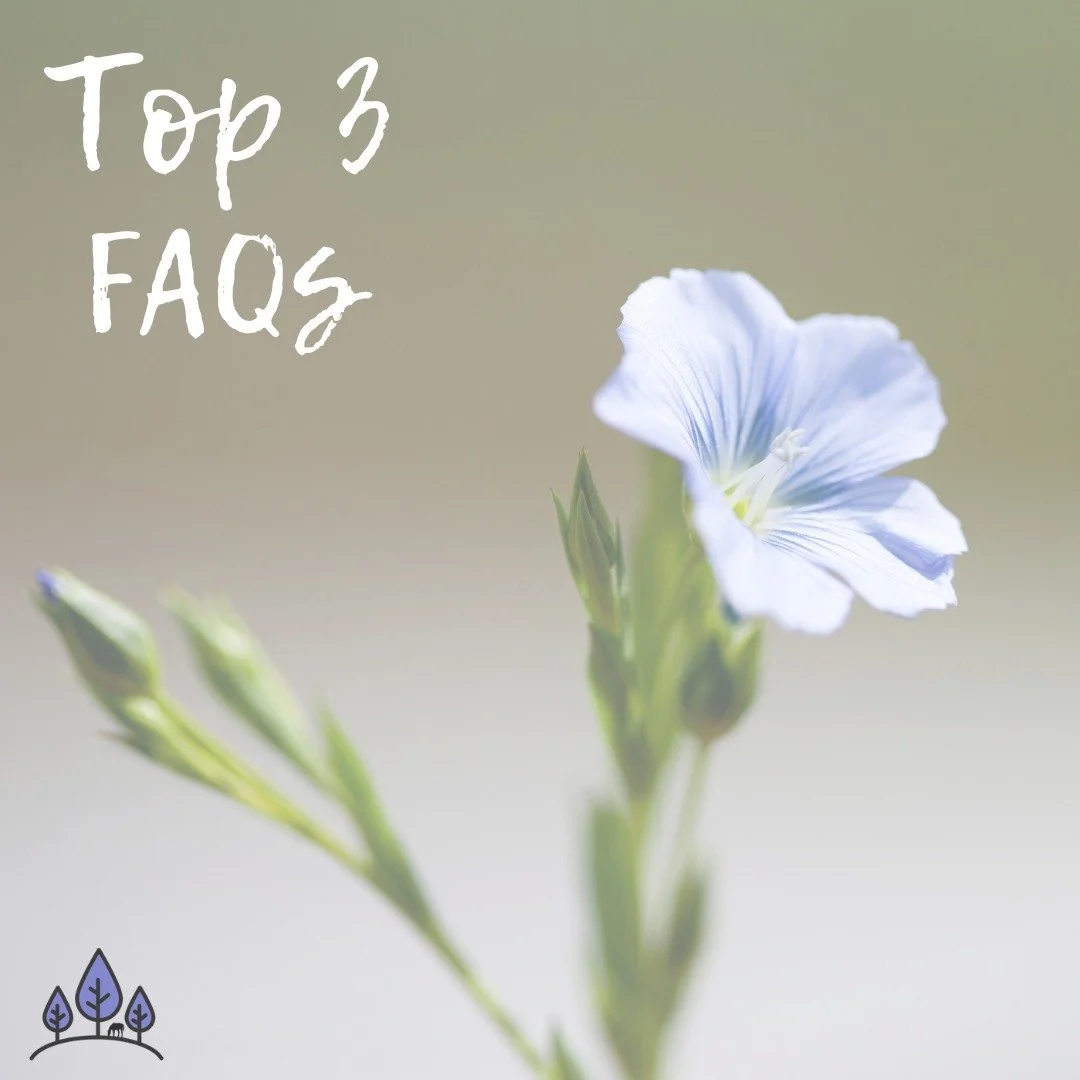 With so many new followers (Welcome!!) we thought we'd review our top Frequently Asked Questions!

Here they are:

1) How does flax benefit my horse?
➡️There are MANY benefits to feeding flax, including but not limited to: improved skin &amp; coat, s