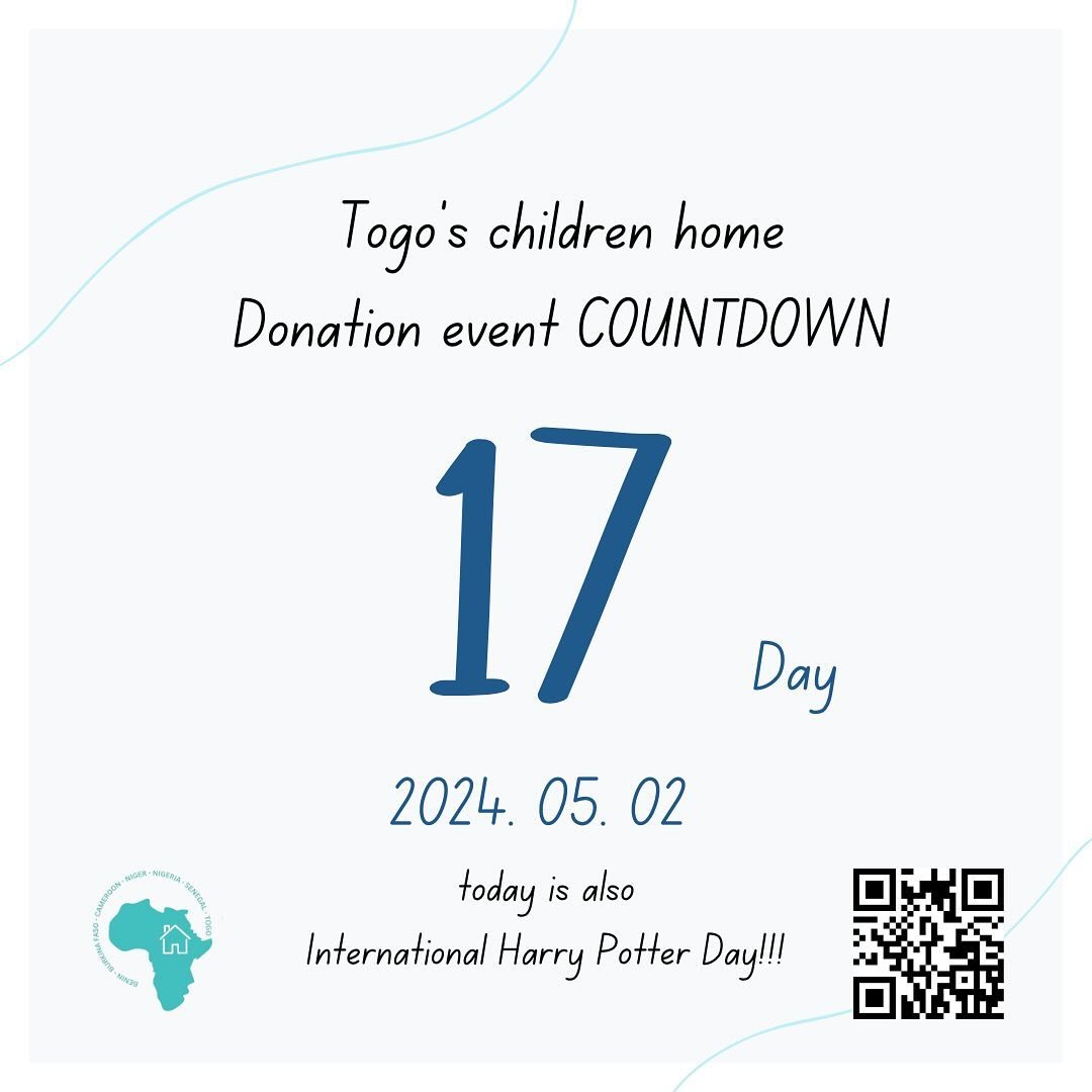&ldquo;Counting down to a special event for a great cause! 🎉
-&mdash;Togo&rsquo;s children home Donation event COUNTDOWN 17 Days❗️

Join us as we gear up for our Donate Africa Children Home fundraiser.
Join us to help children can grow up smoothly!
