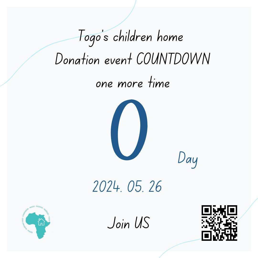 🔆We're back with even more love to give! 🔆
----Togo&rsquo;s children home Donation event COUNTDOWN 0 Day Again!

After the incredible success of our last event at Togo Children's Home, we're thrilled to announce that we're hosting it again! It's an