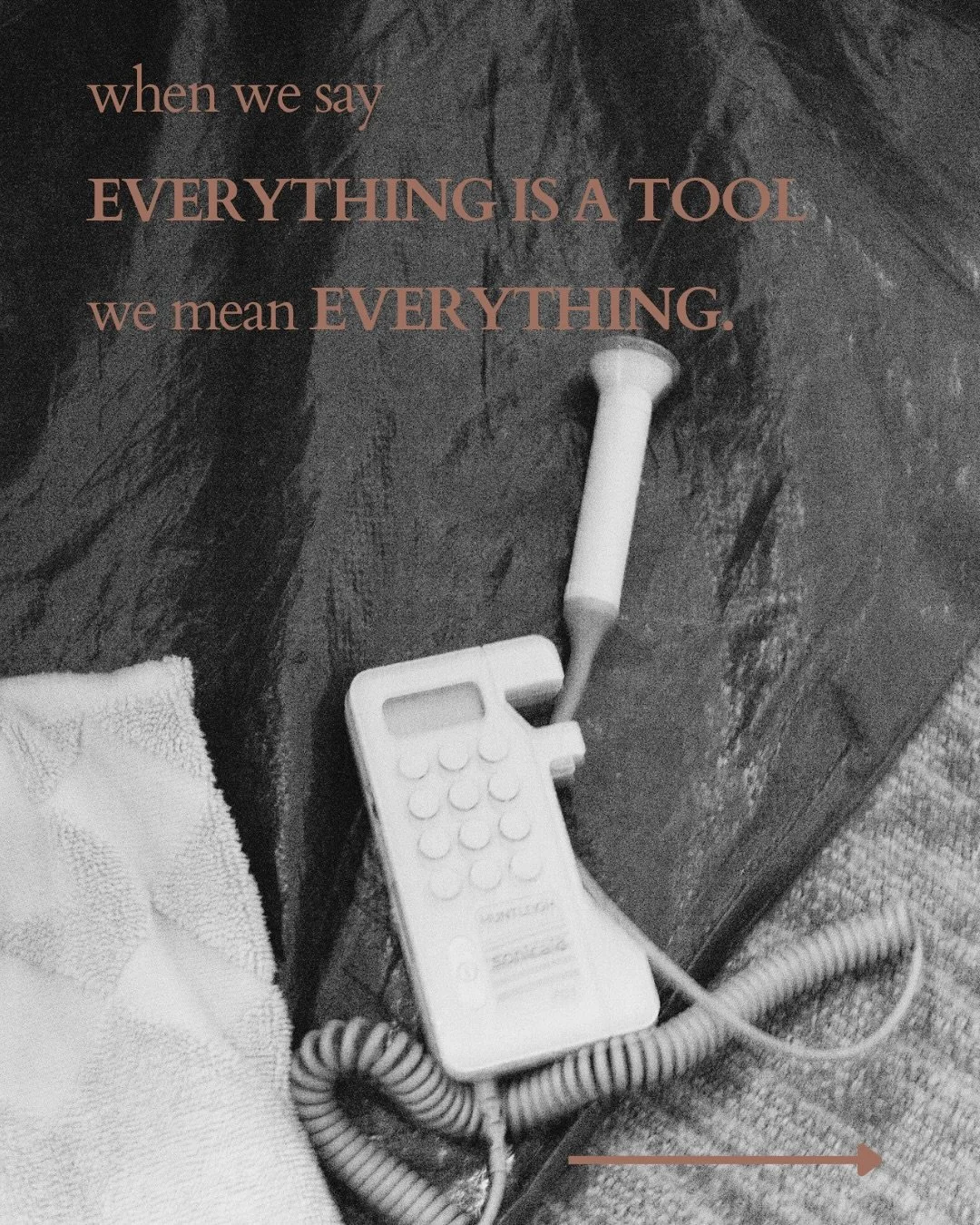 Birth culture loves labels.
&ldquo;Natural.&rdquo;
&ldquo;Medical.&rdquo;
&ldquo;Too much.&rdquo;
&ldquo;Not enough.&rdquo;

But tools aren&rsquo;t good or bad. They&rsquo;re resources.

An epidural? Tool.
Movement? Tool.
Membrane sweep? Tool.
Cesare