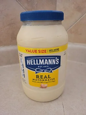 Photo of a jar of Hellman’s mayonnaise