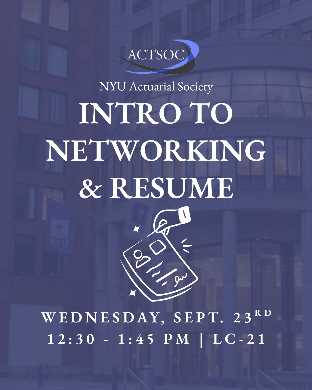 Intro to Networking and Resume