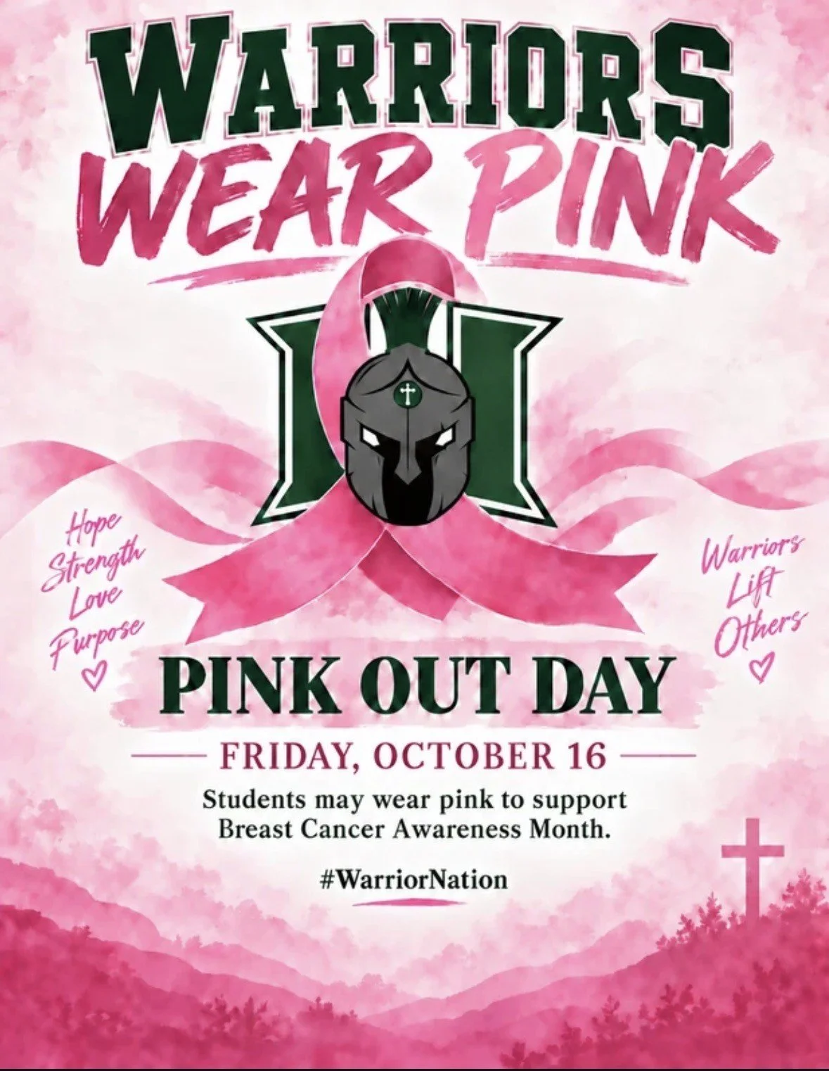 Warriors Pink Out Day