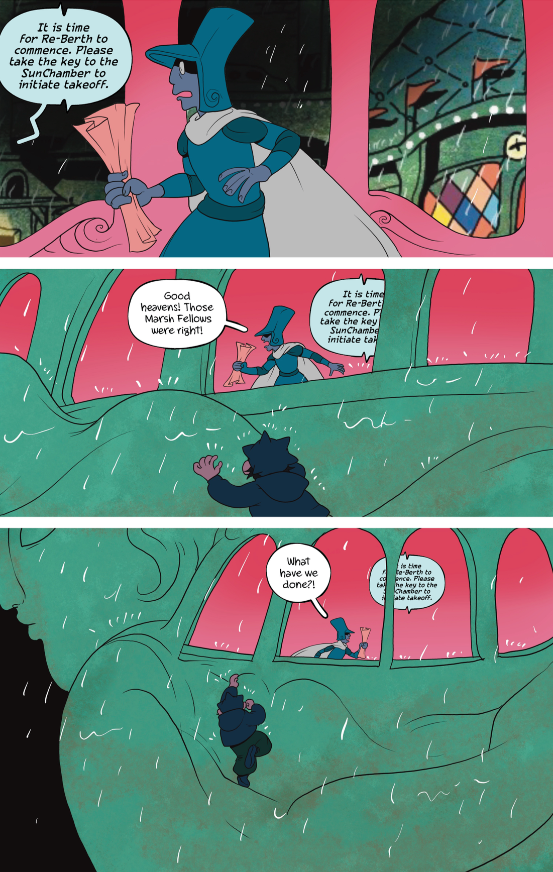 THE MARSH FELLOWS (Top Shelf) | Written and illustrated by Anna-Laura Sullivan