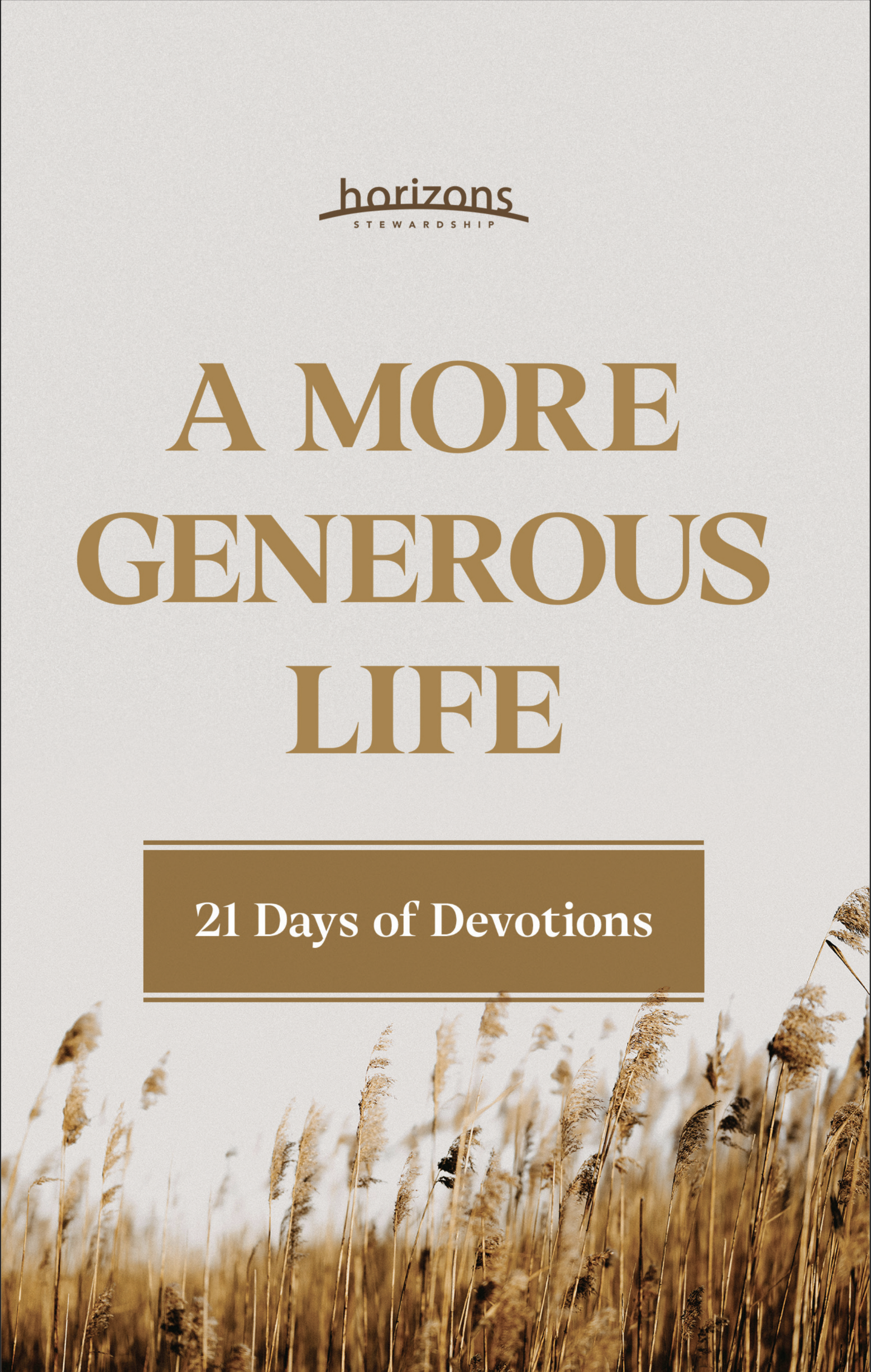 A More Generous Life