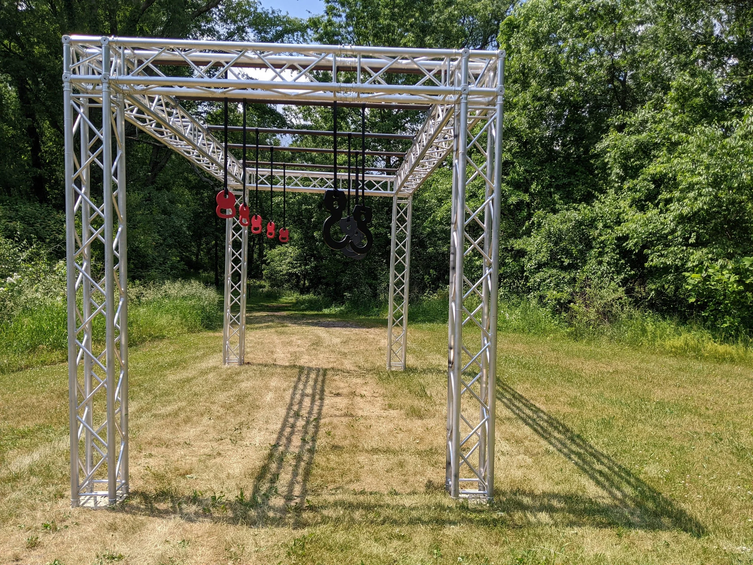 outdoor ninja course